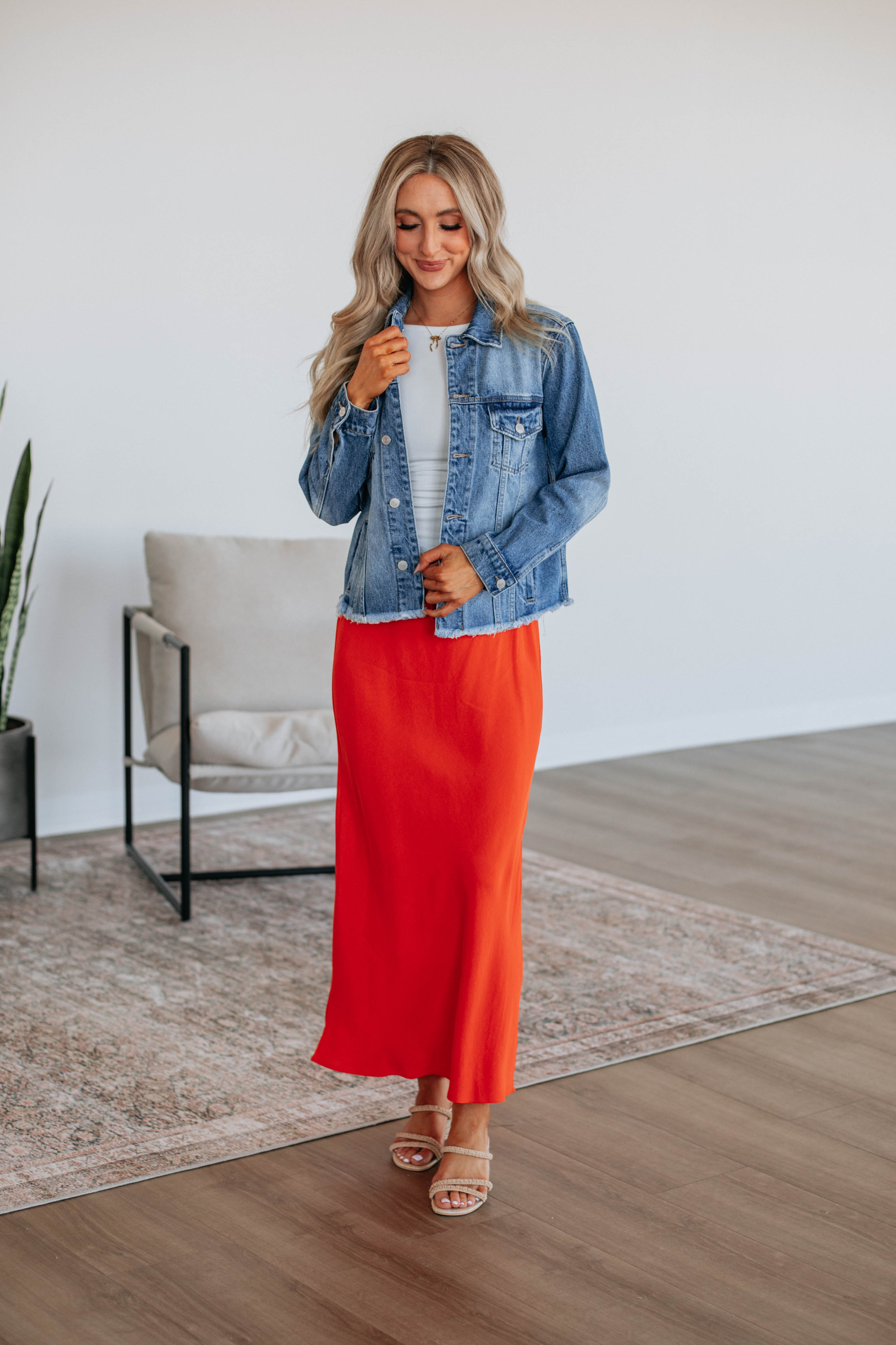 Patience Skirt - Papaya