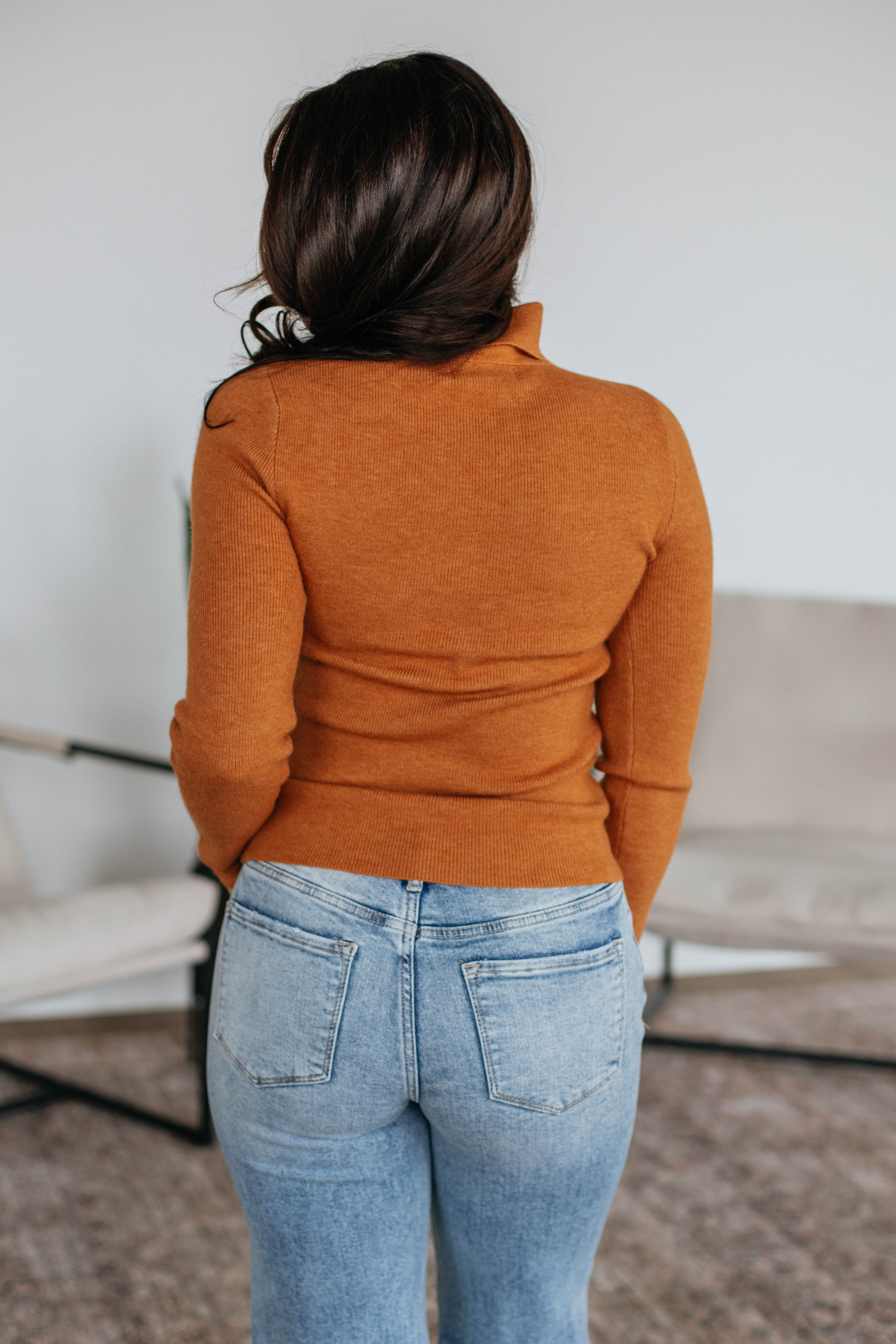 Paxton Turtle Neck Sweater - Camel