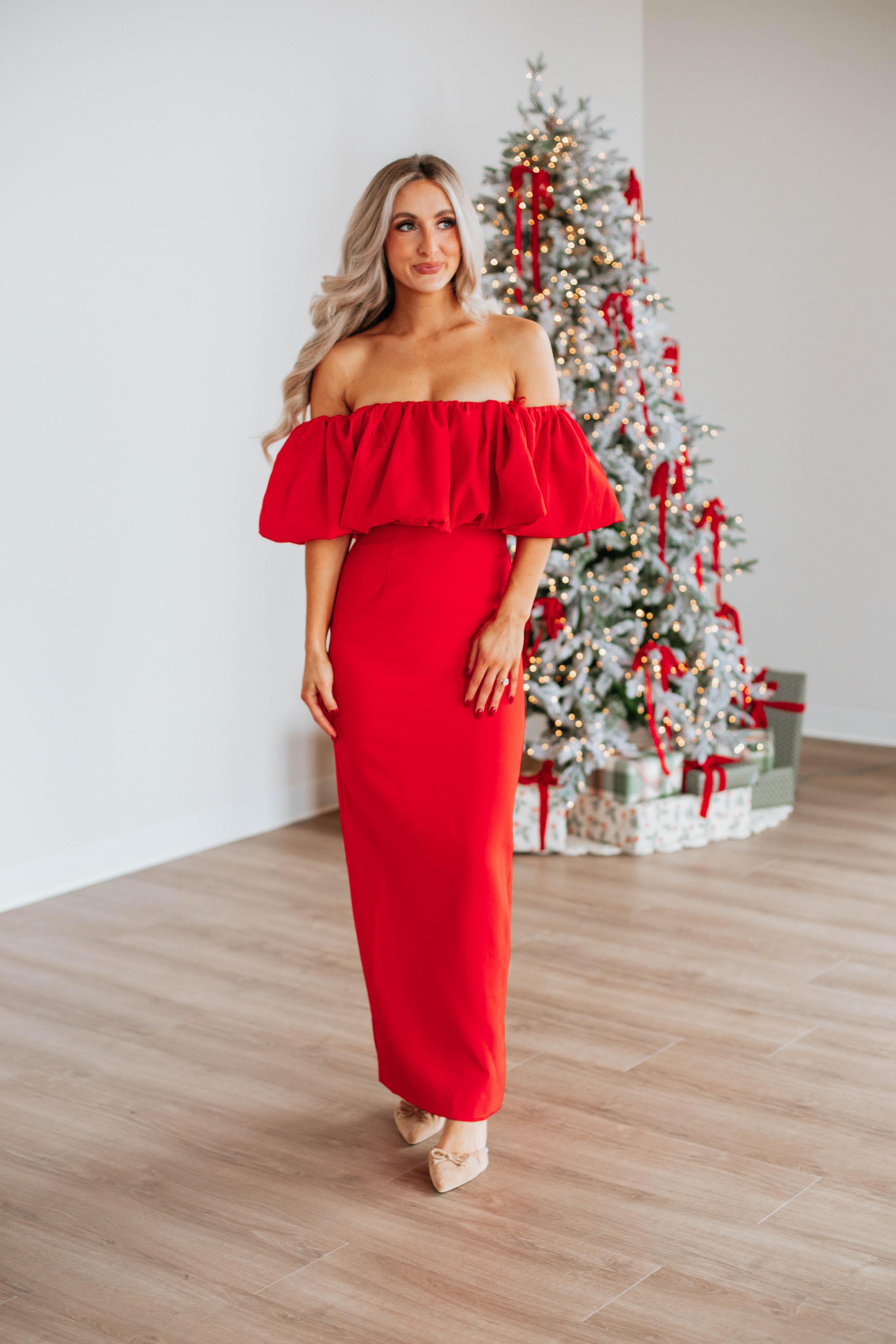 Playing Hard To Forget Dress - Red