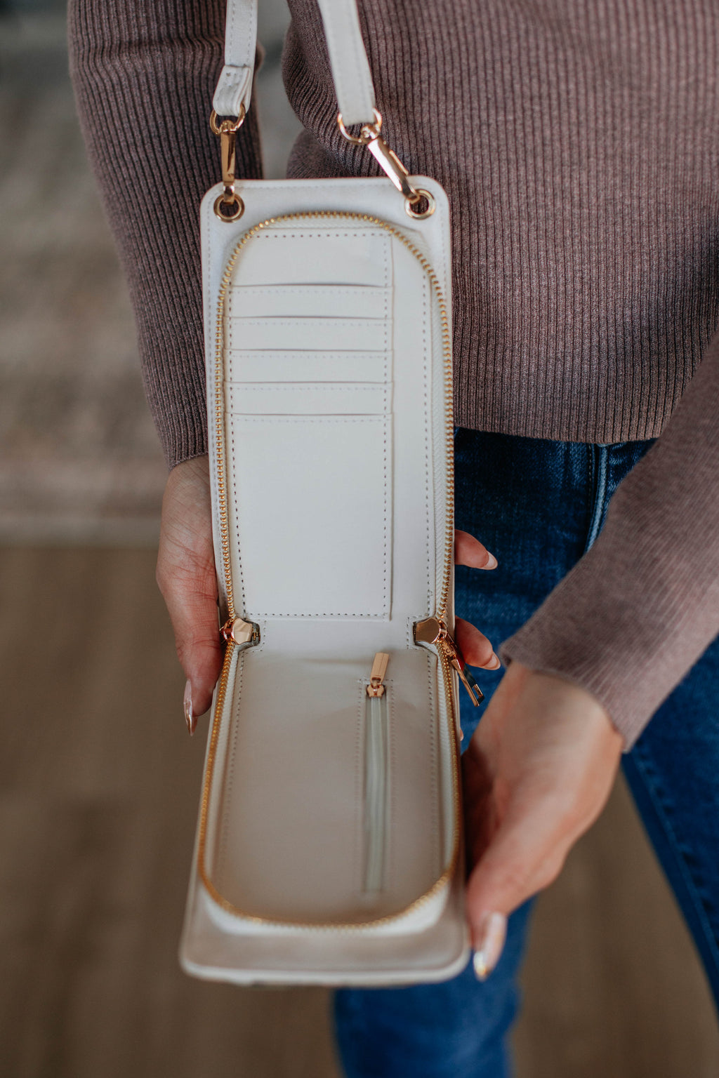 Polly Double Duty Bag - Cream