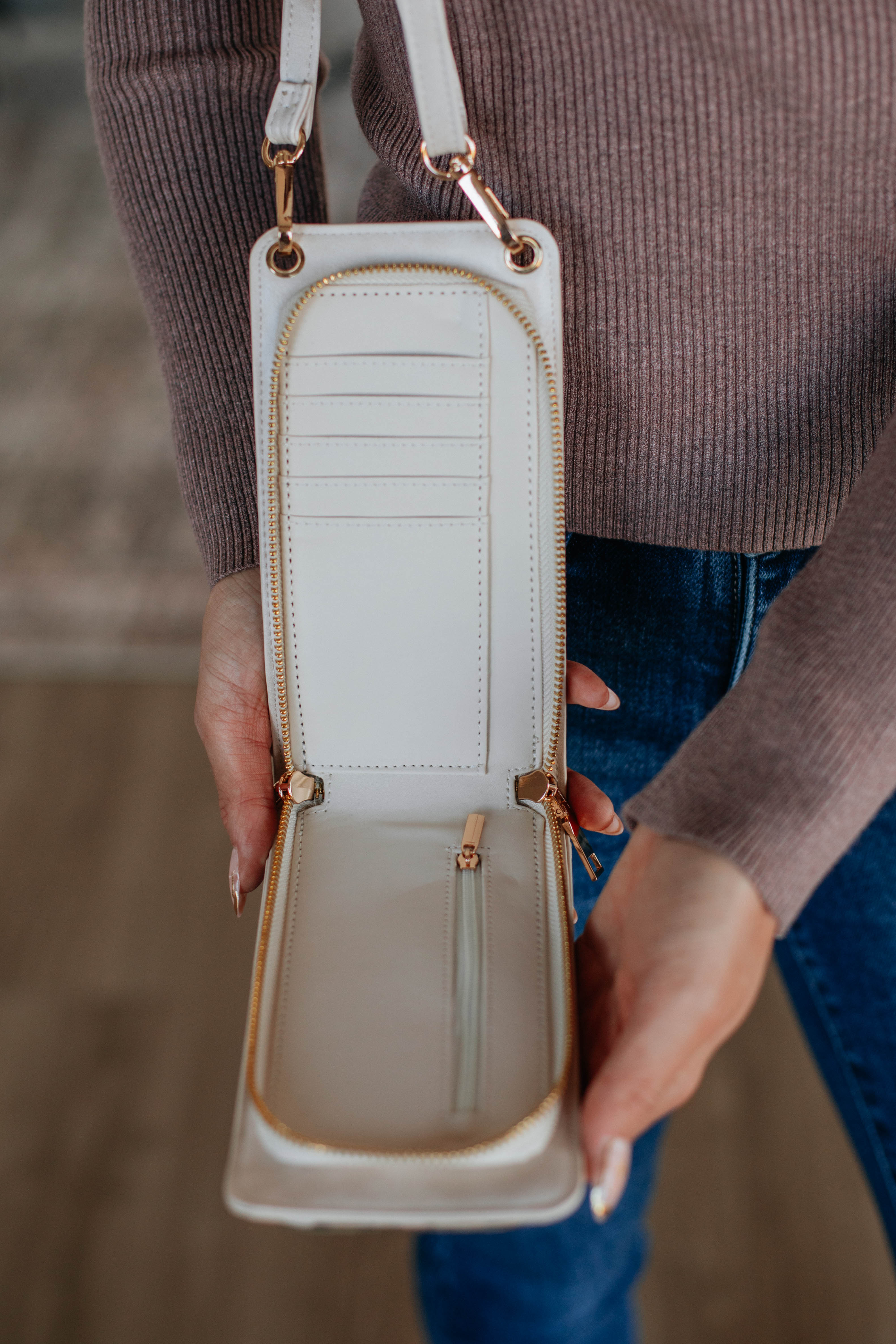 Polly Double Duty Bag - Cream