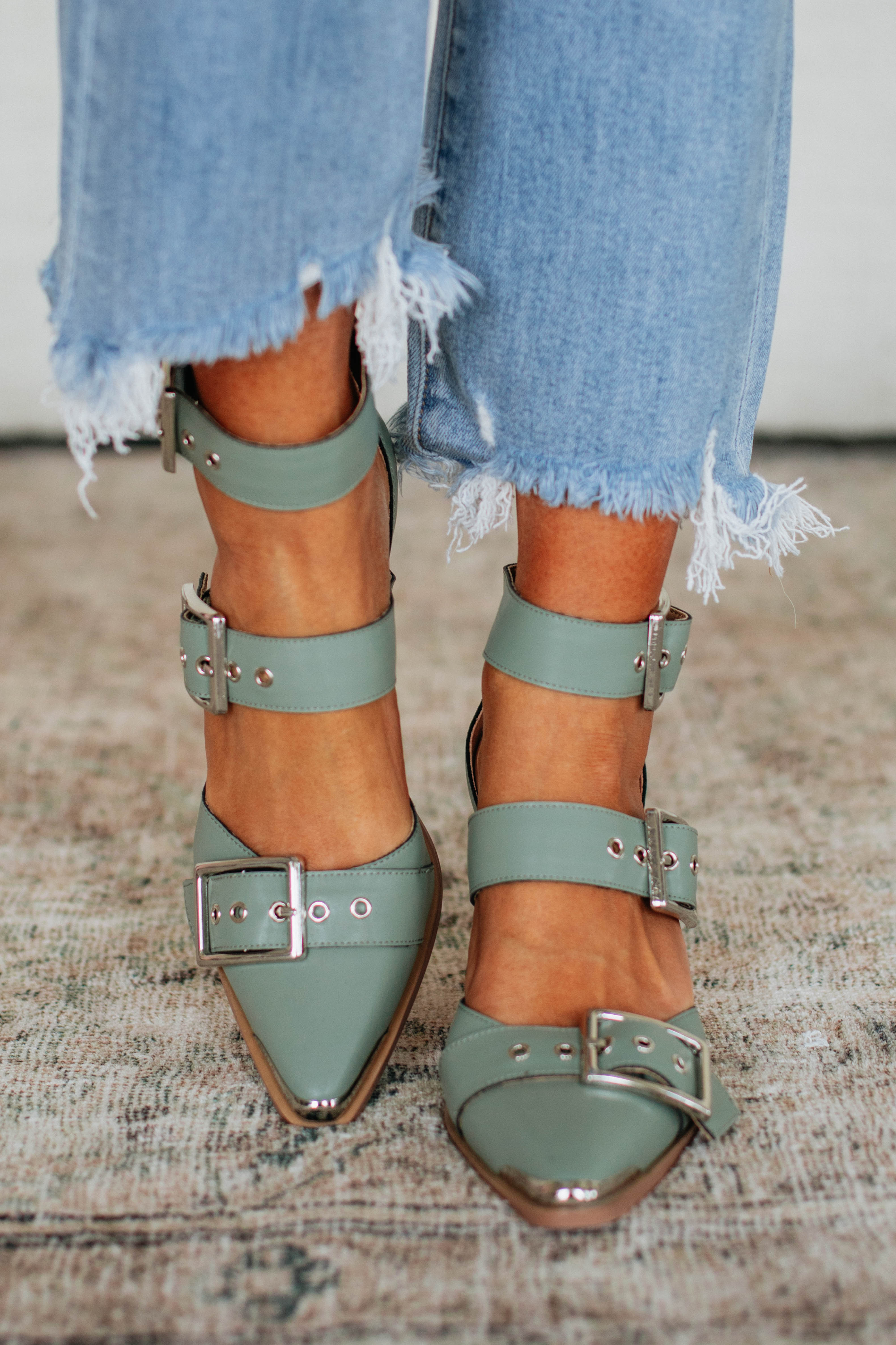 Proving My Point Heels - Sage