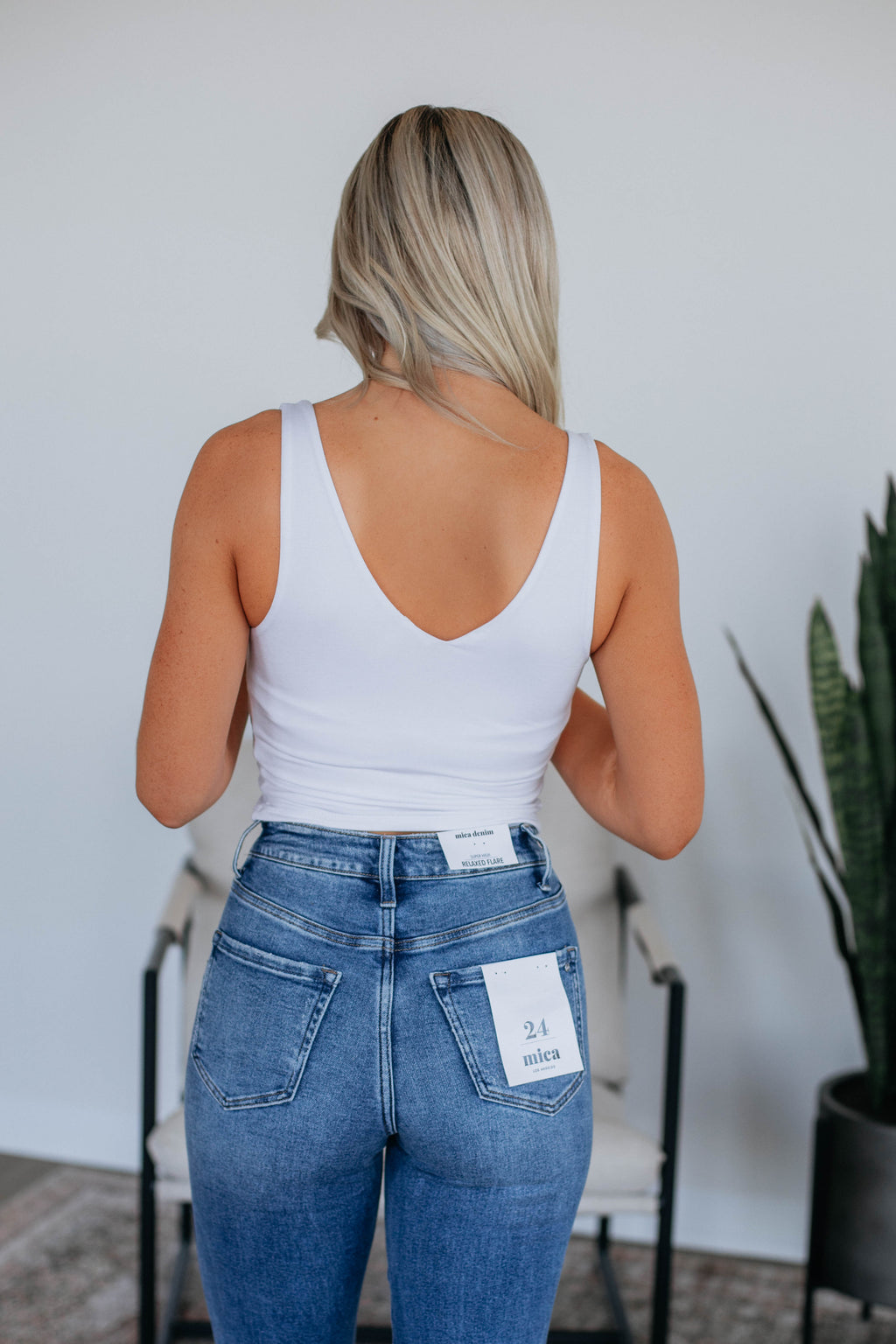 Malina Basic Tank - Ivory