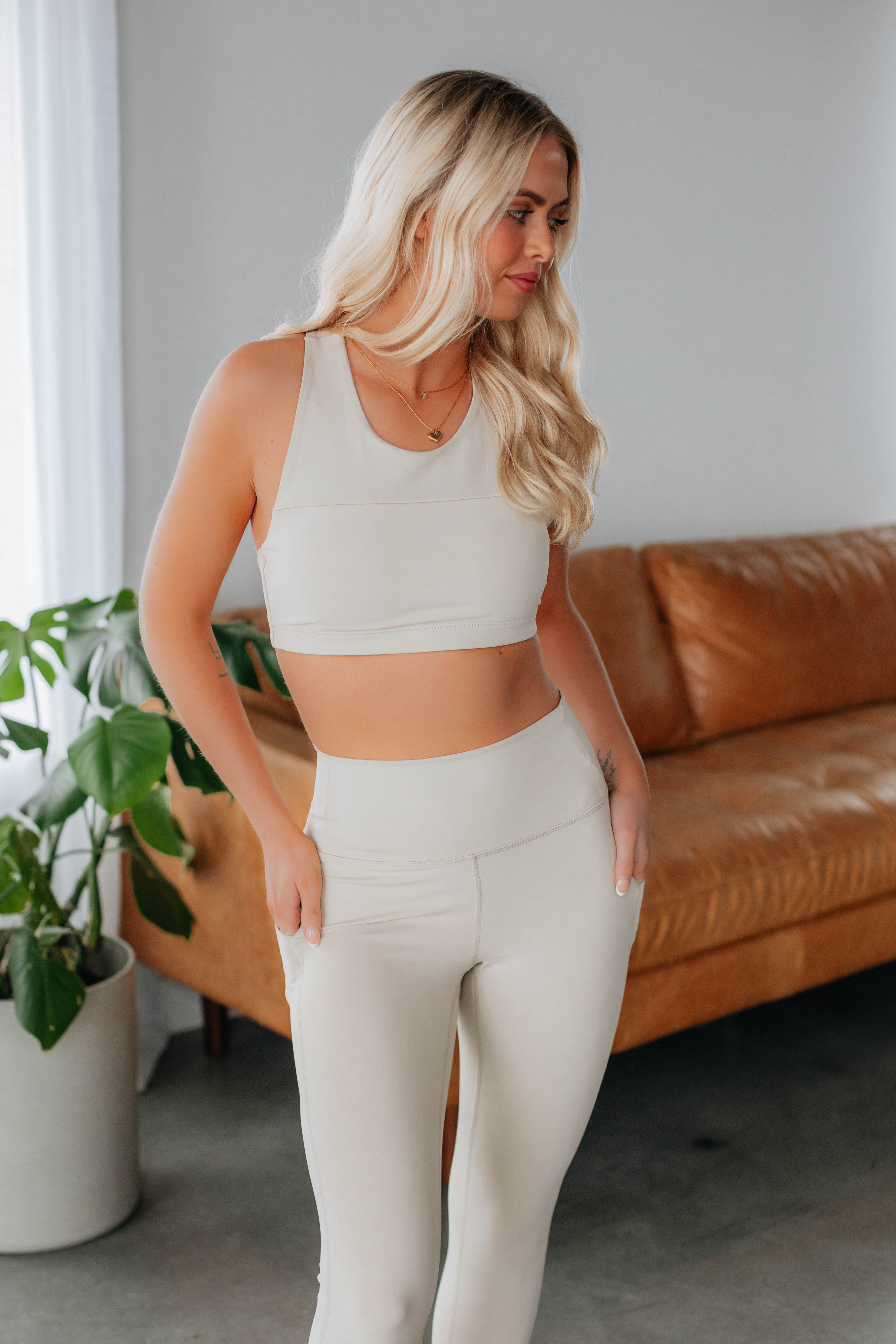 Rena Sports Bra - Oat