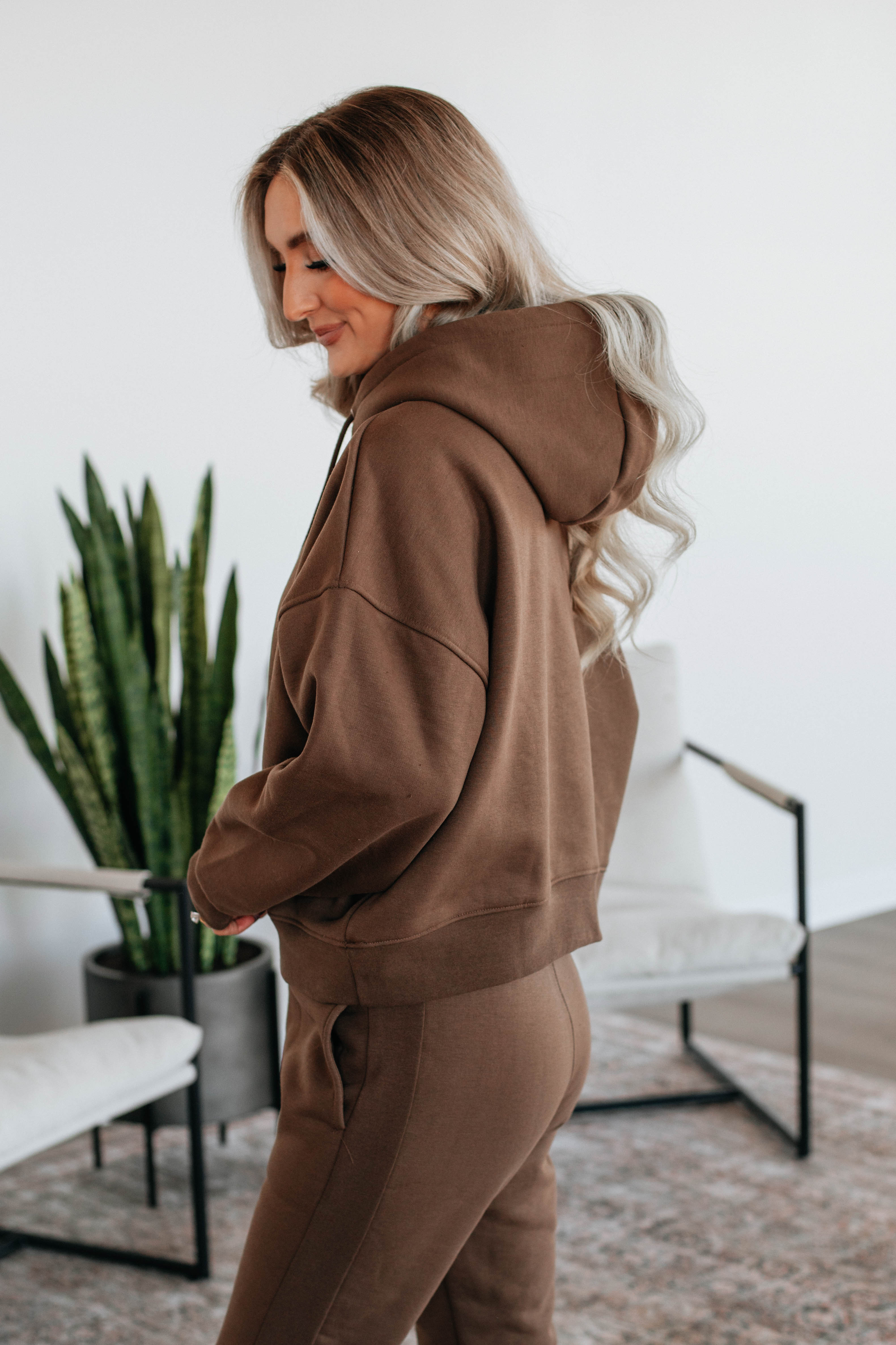 Reyes Lounge Hoodie - Chocolate