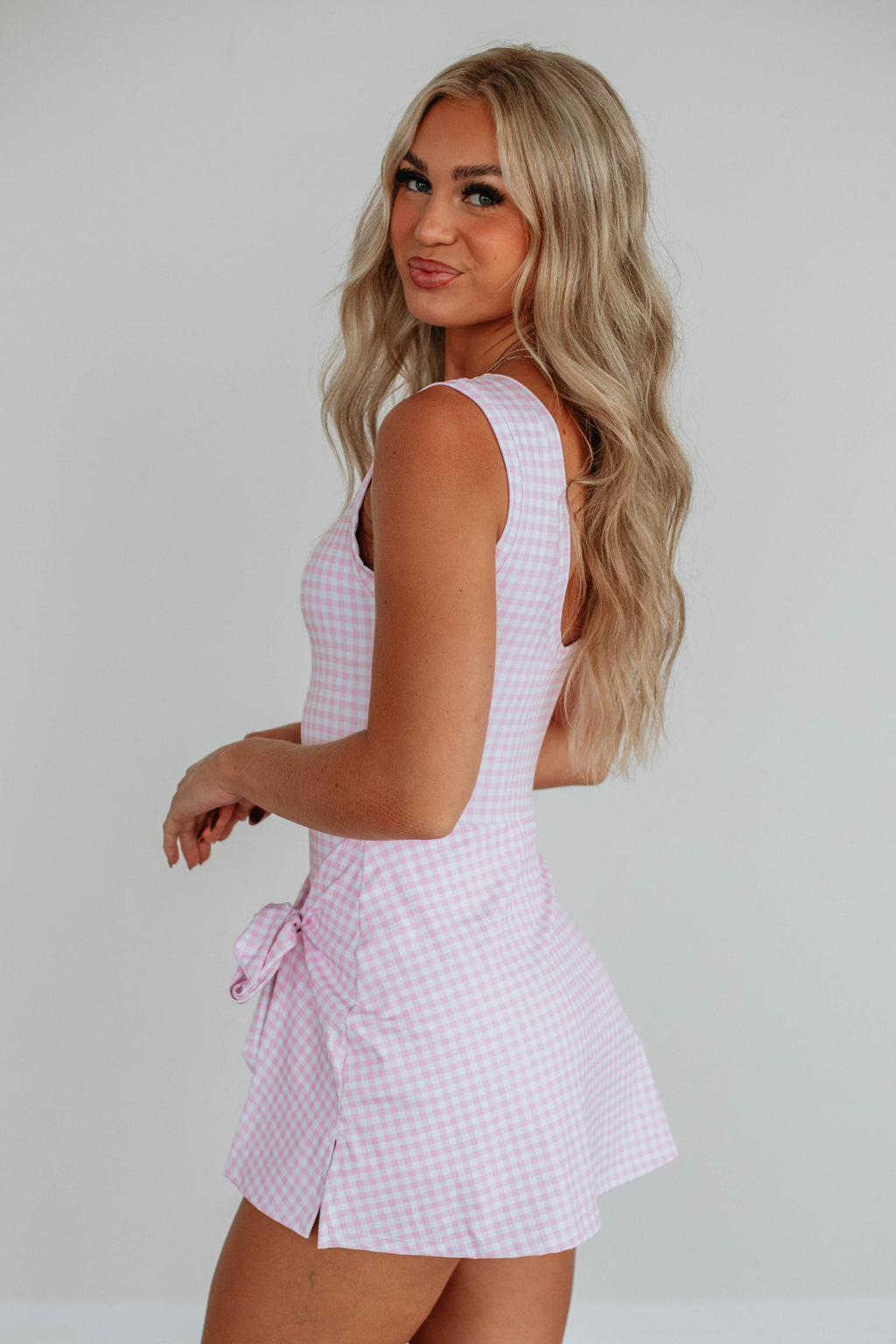 Wren Gingham Active Dress
