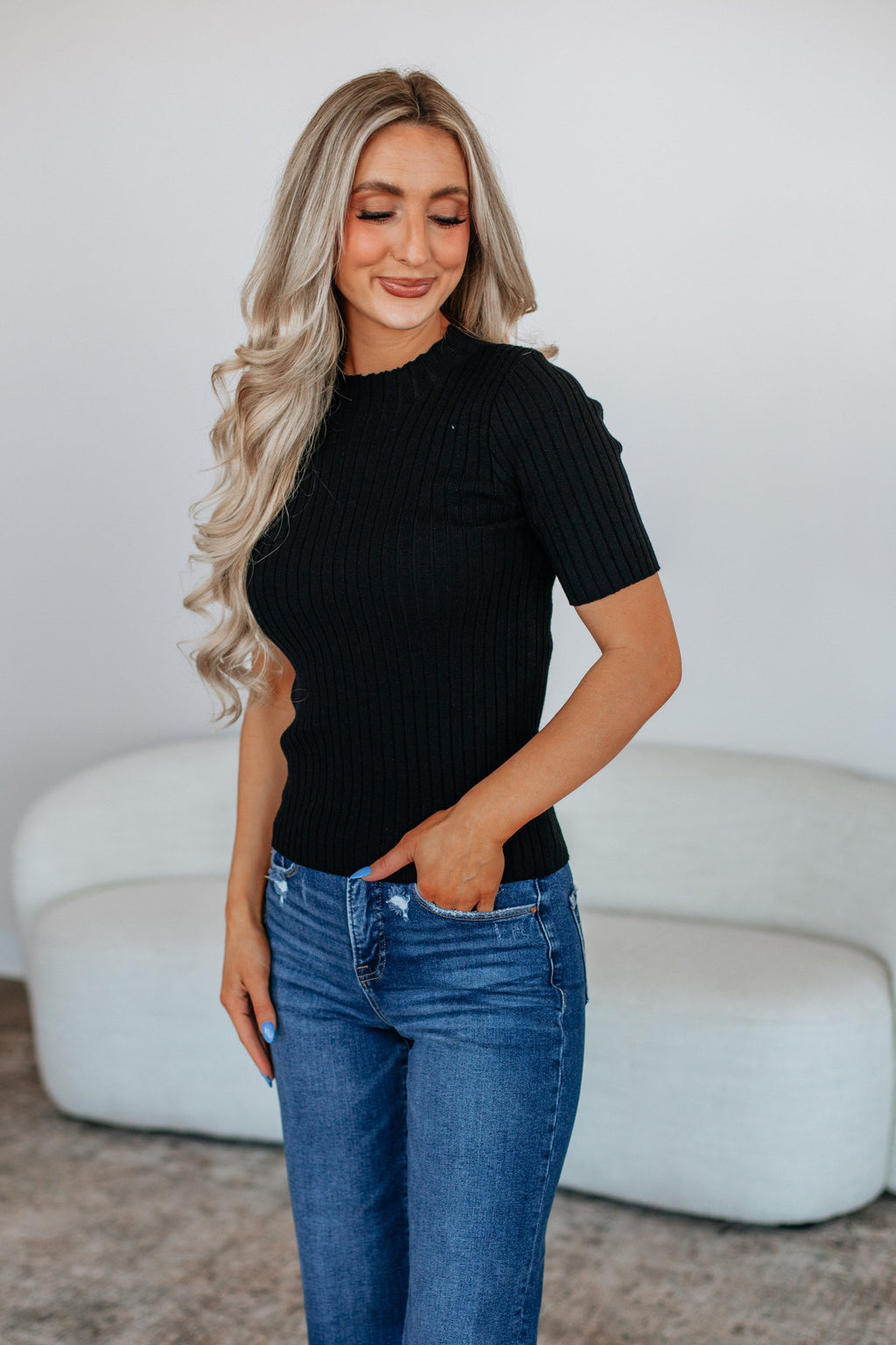 Rosa Ribbed Top
