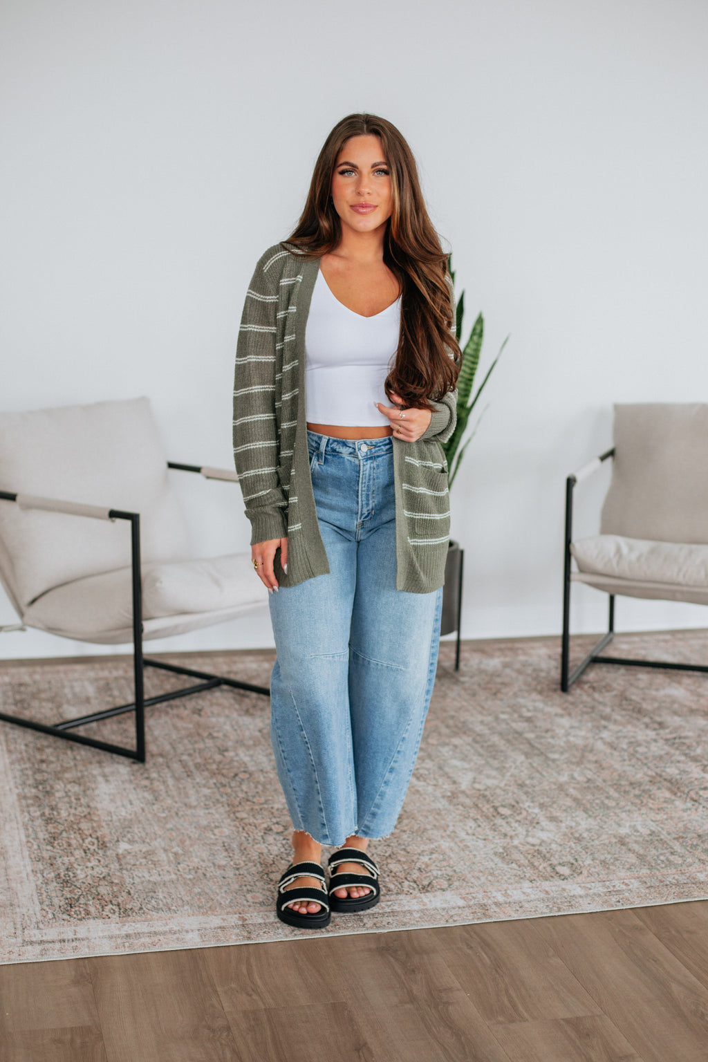 Harleigh Striped Cardigan