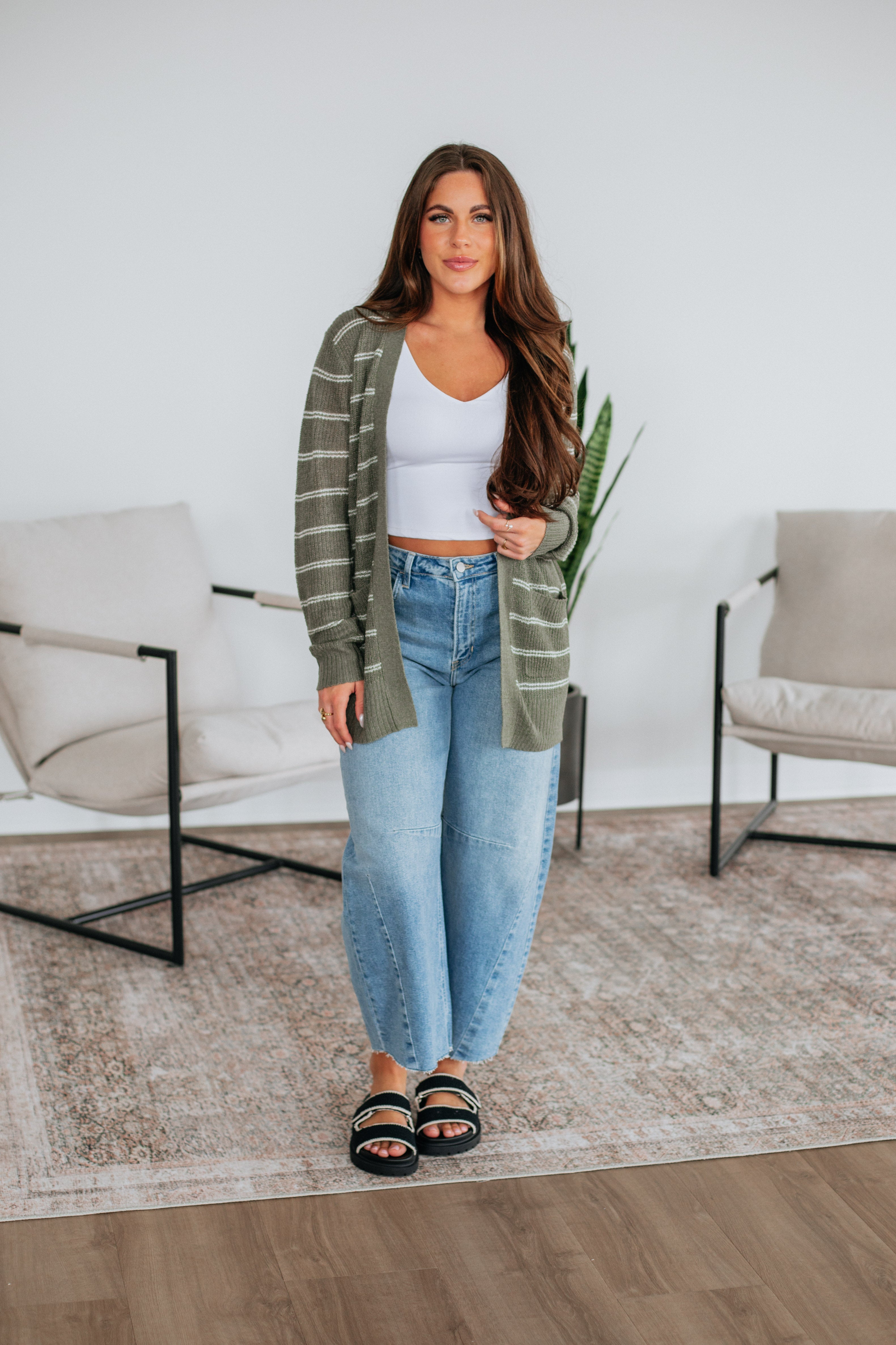 Harleigh Striped Cardigan