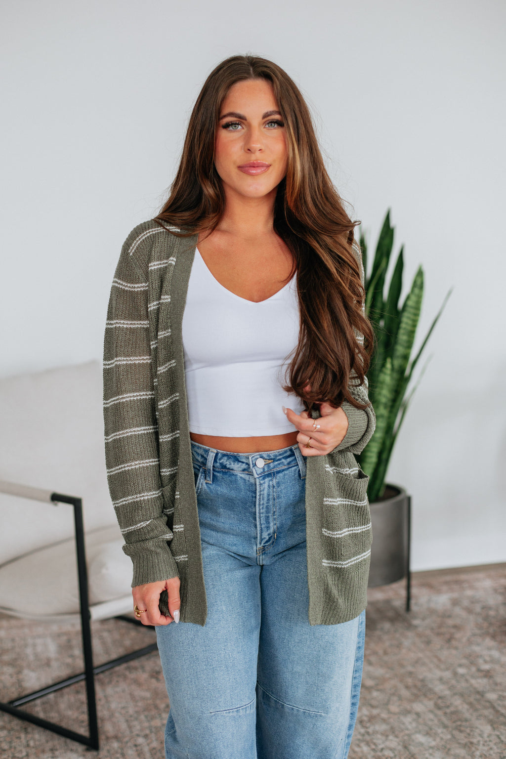 Harleigh Striped Cardigan