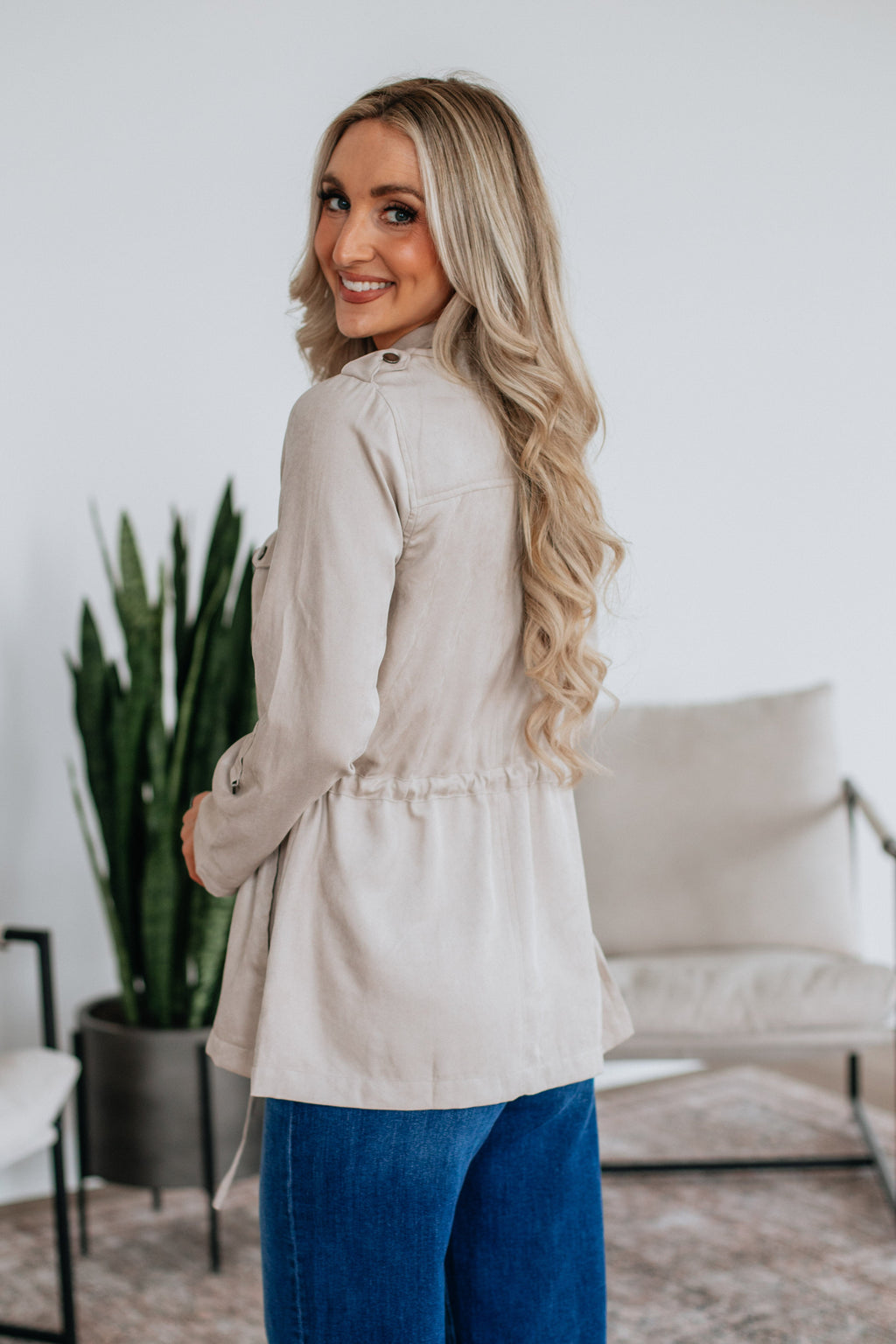 Talon Utility Jacket - Beige