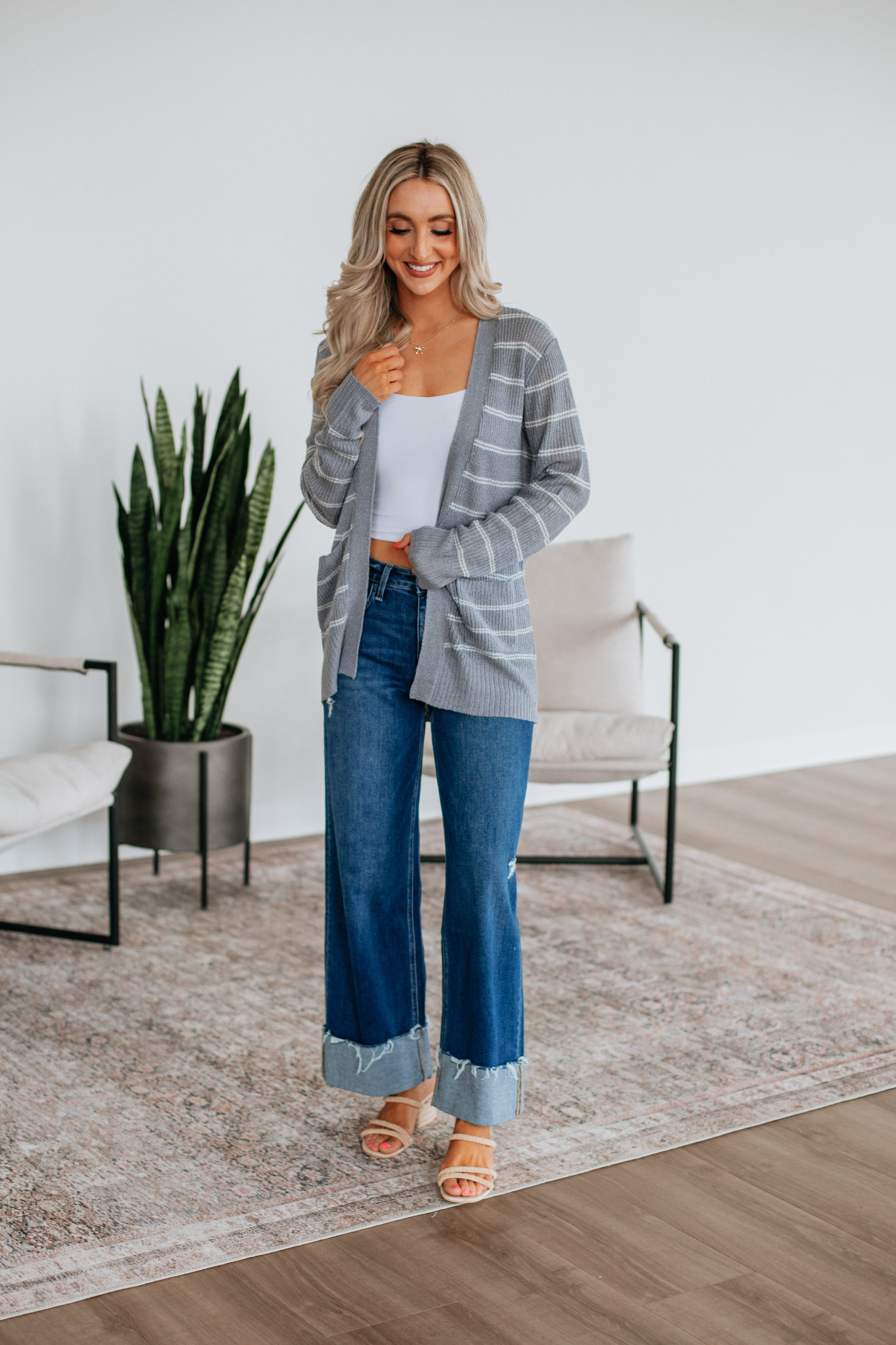 Harleigh Striped Cardigan