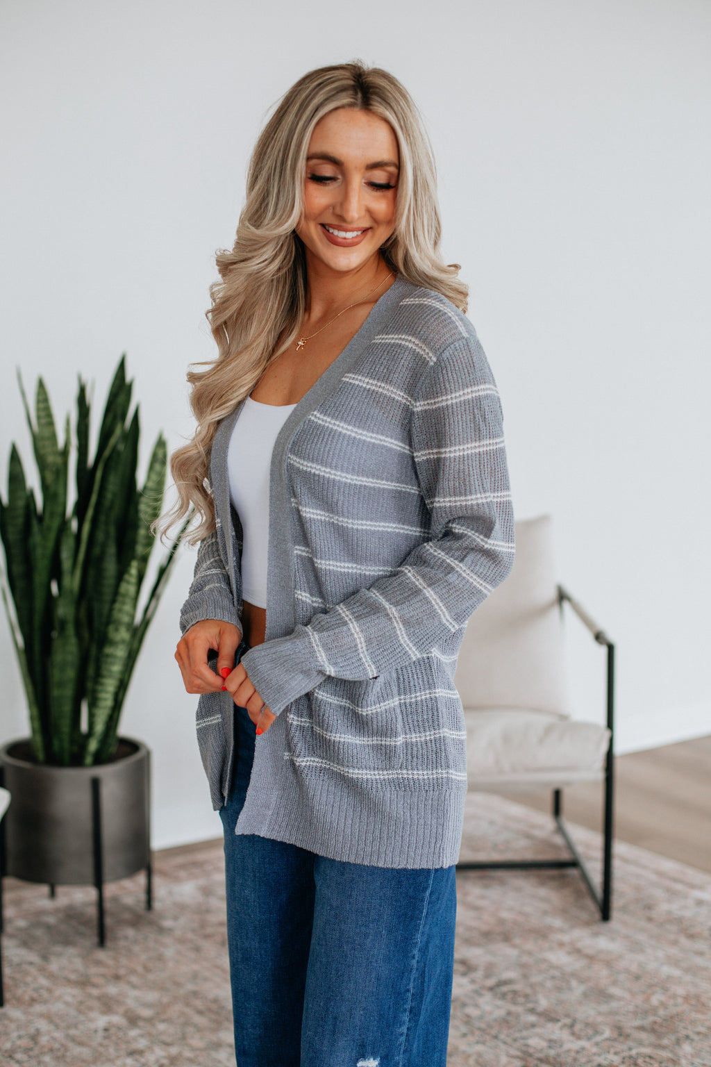 Harleigh Striped Cardigan
