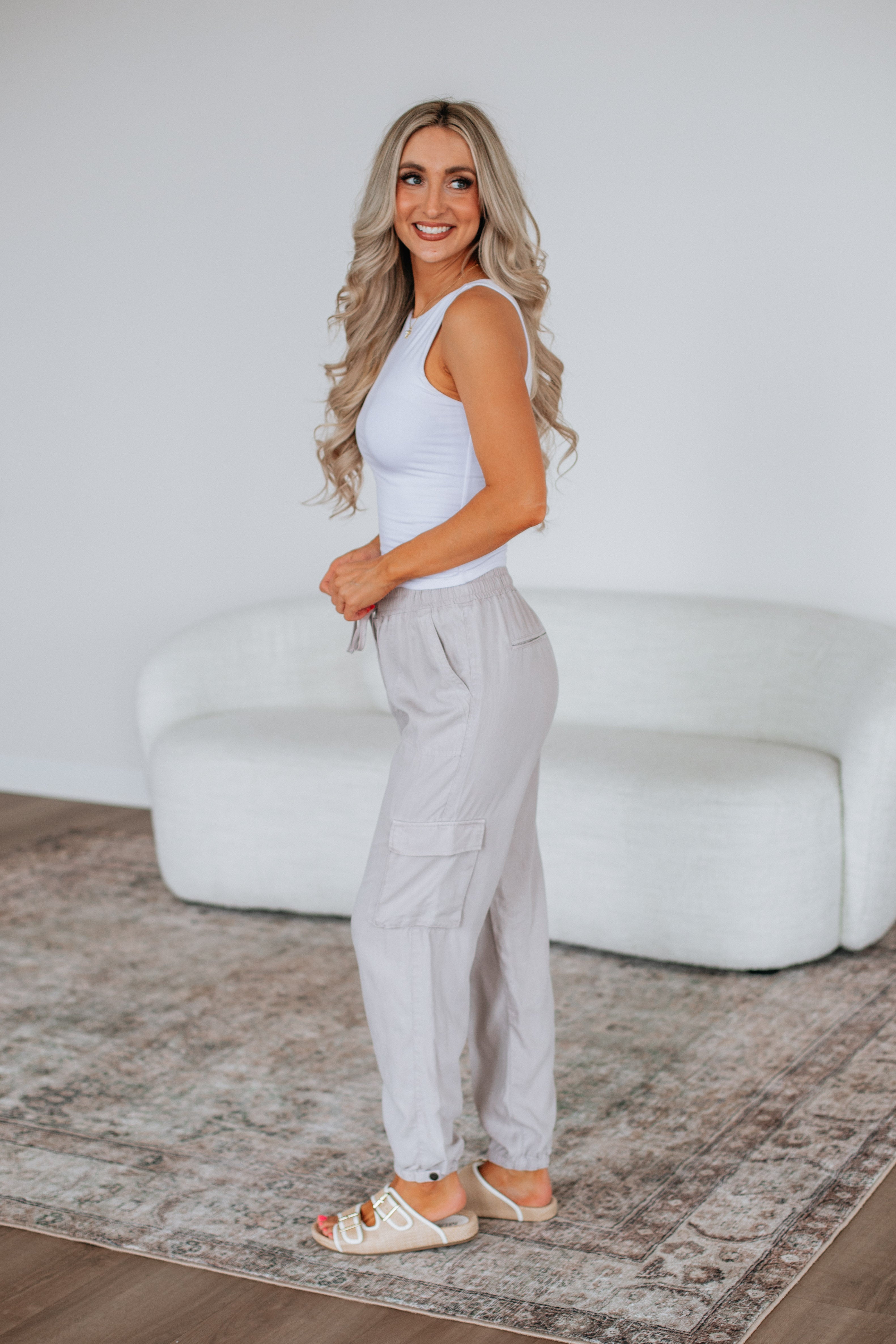 Bodie Cargo Joggers - Stone