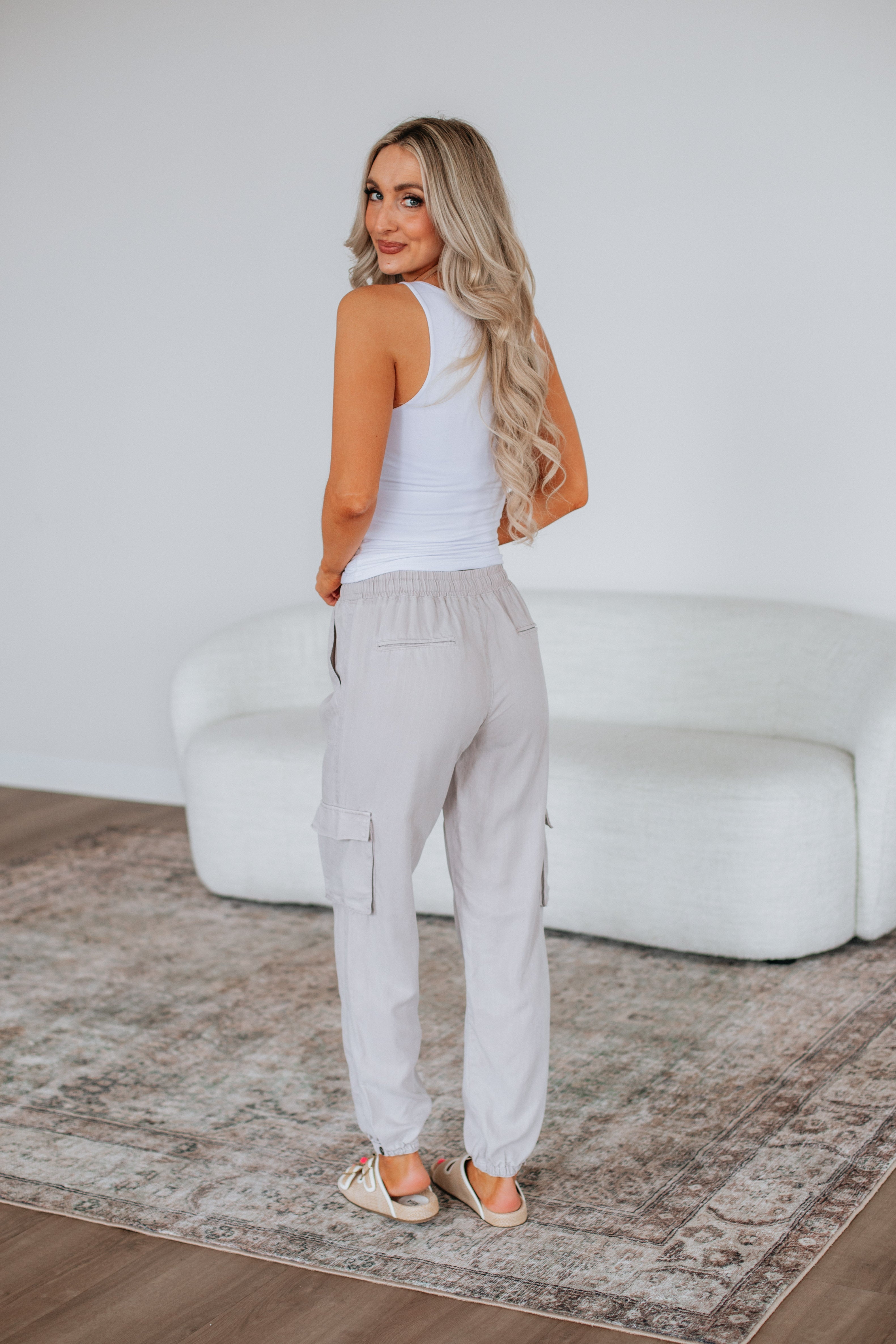 Bodie Cargo Joggers - Stone