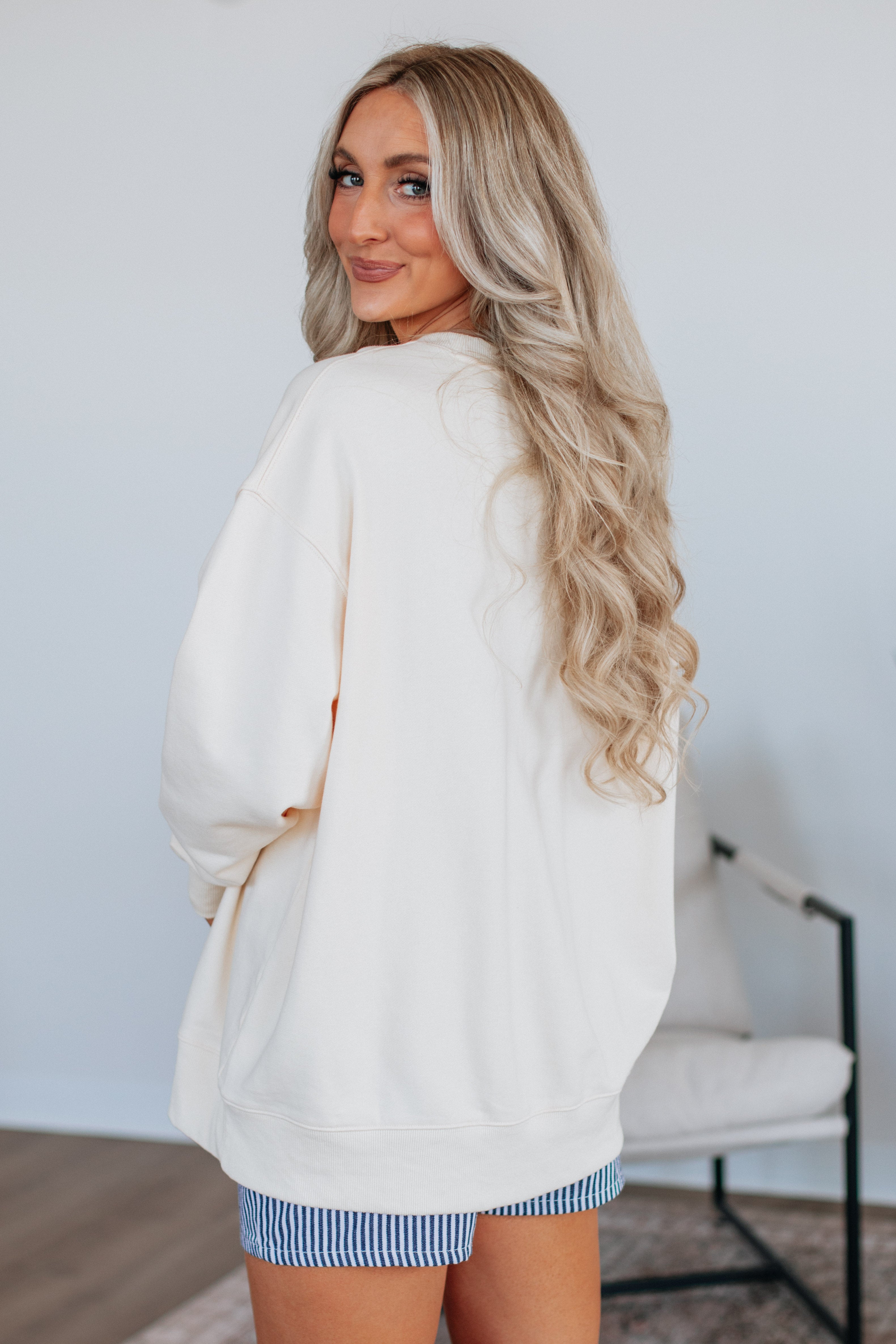 USA Pullover - Cream