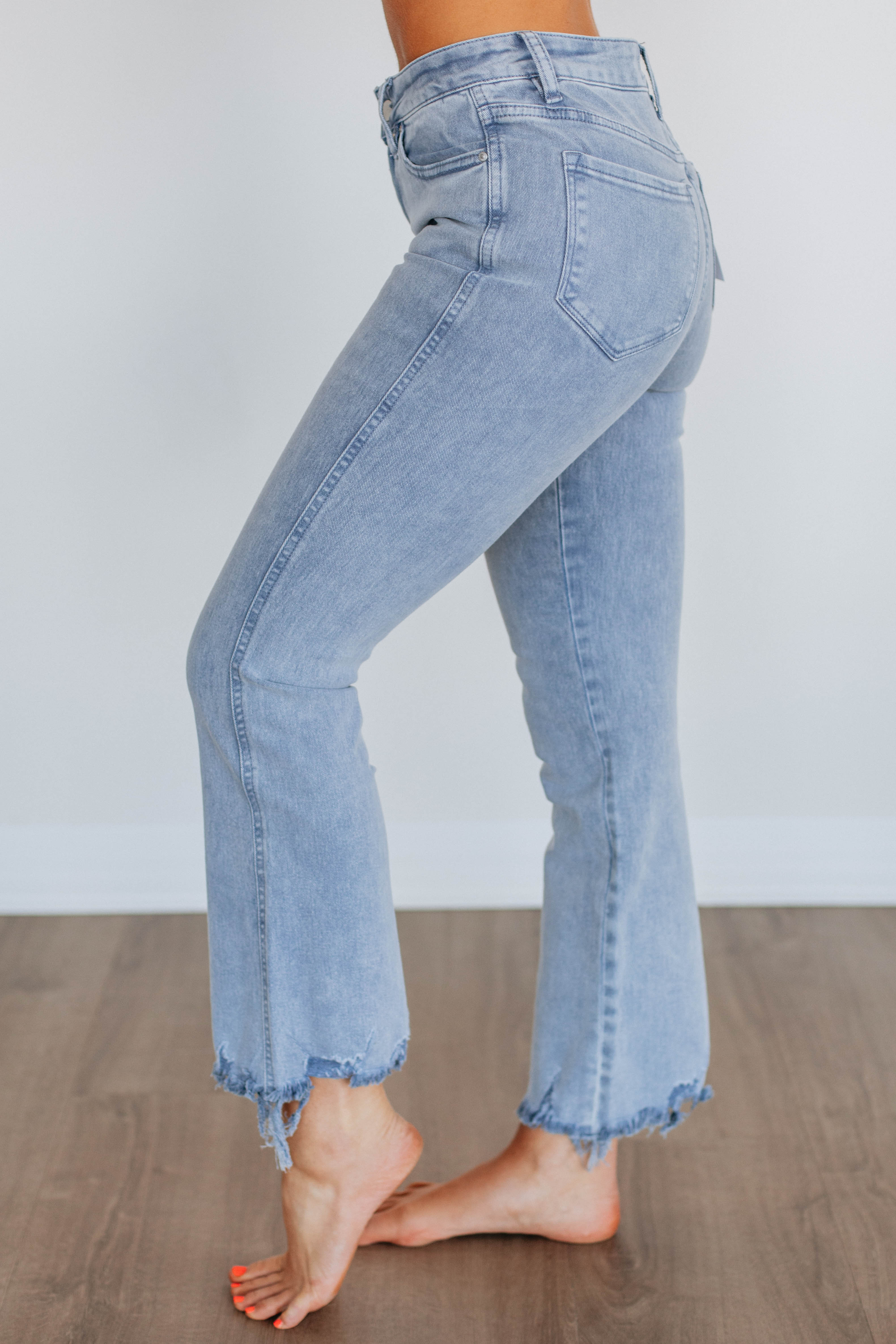 Roxanne Mica Jeans - Steel Blue