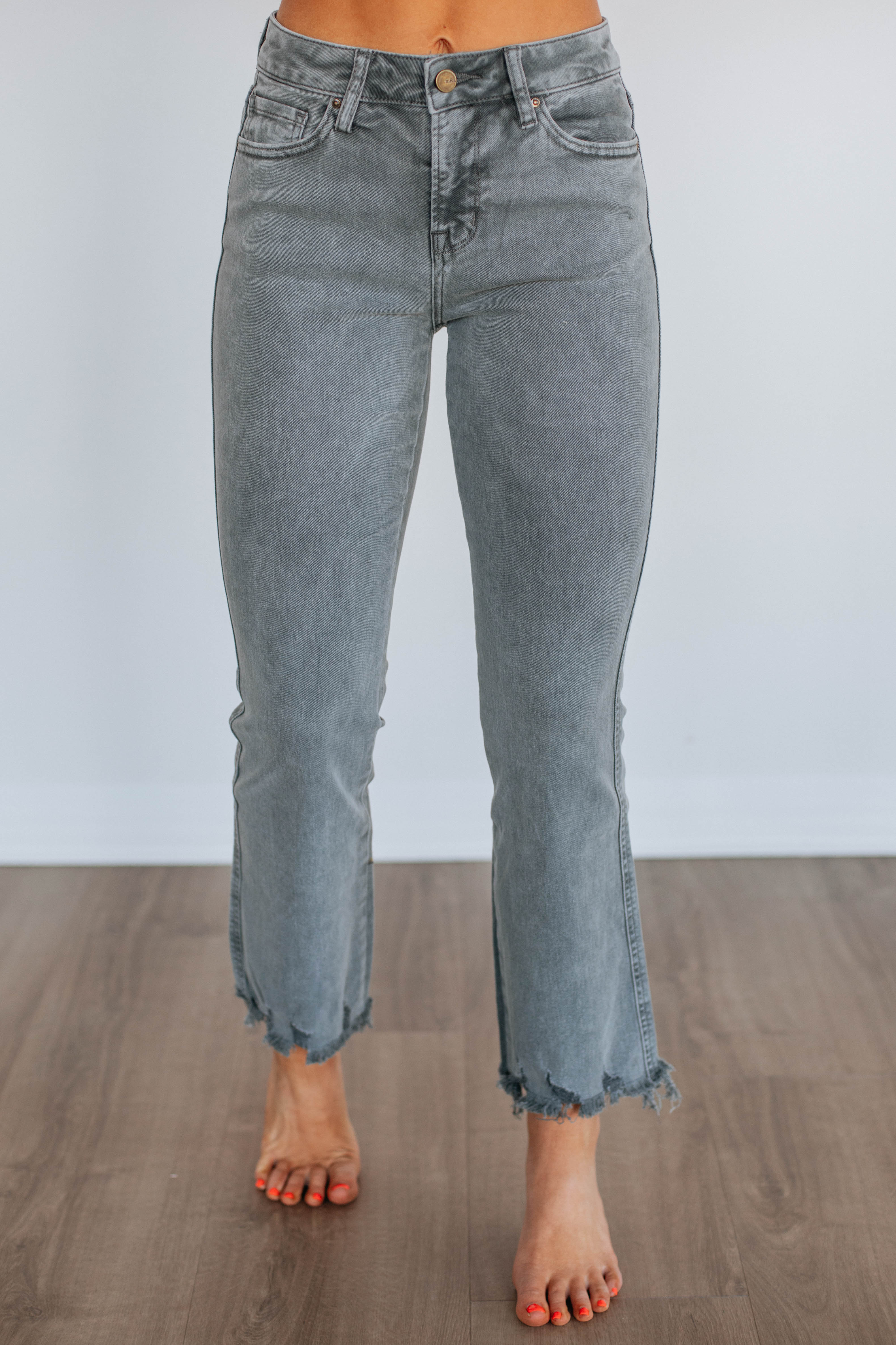 Roxanne Mica Jeans - Charcoal