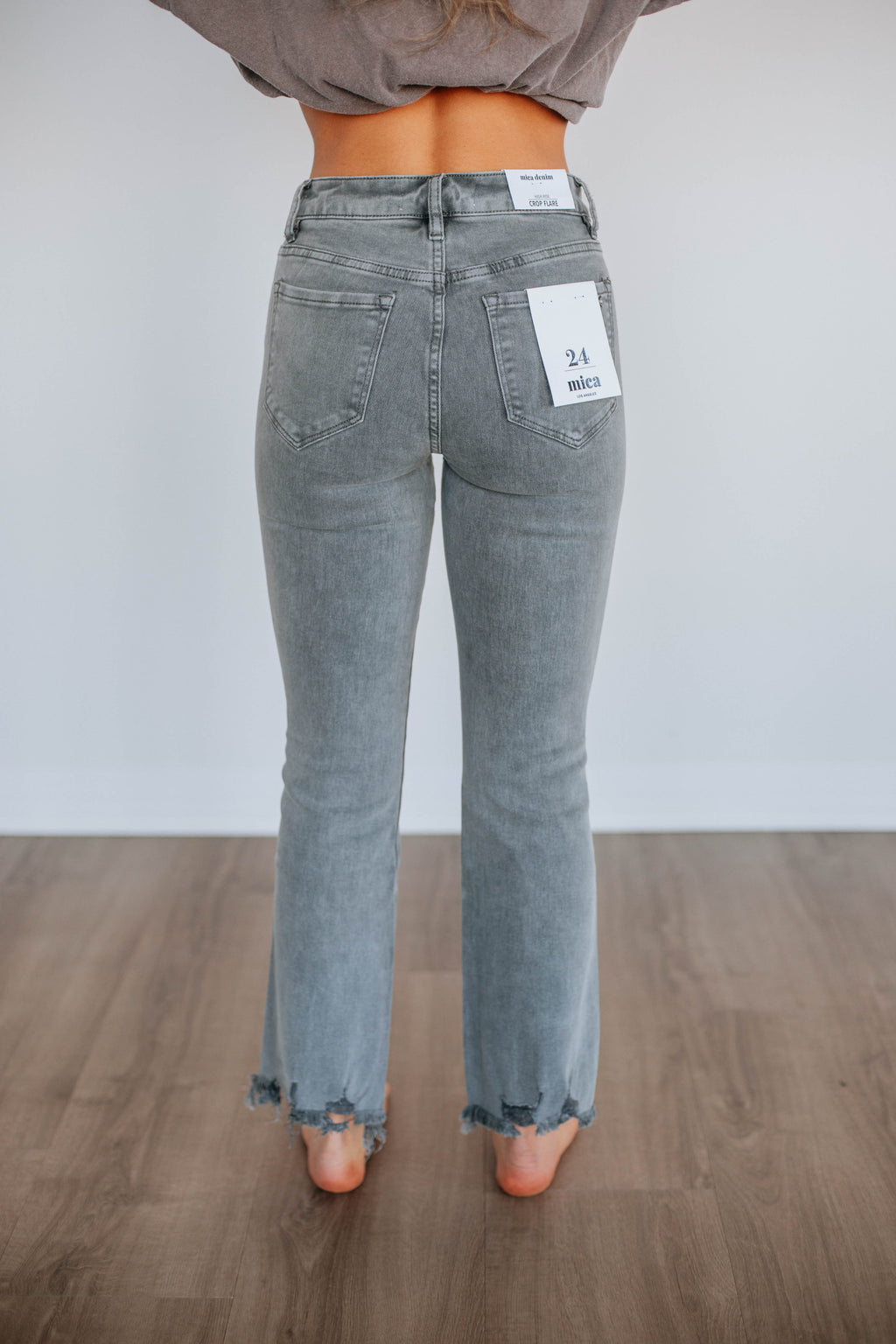 Roxanne Mica Jeans - Charcoal