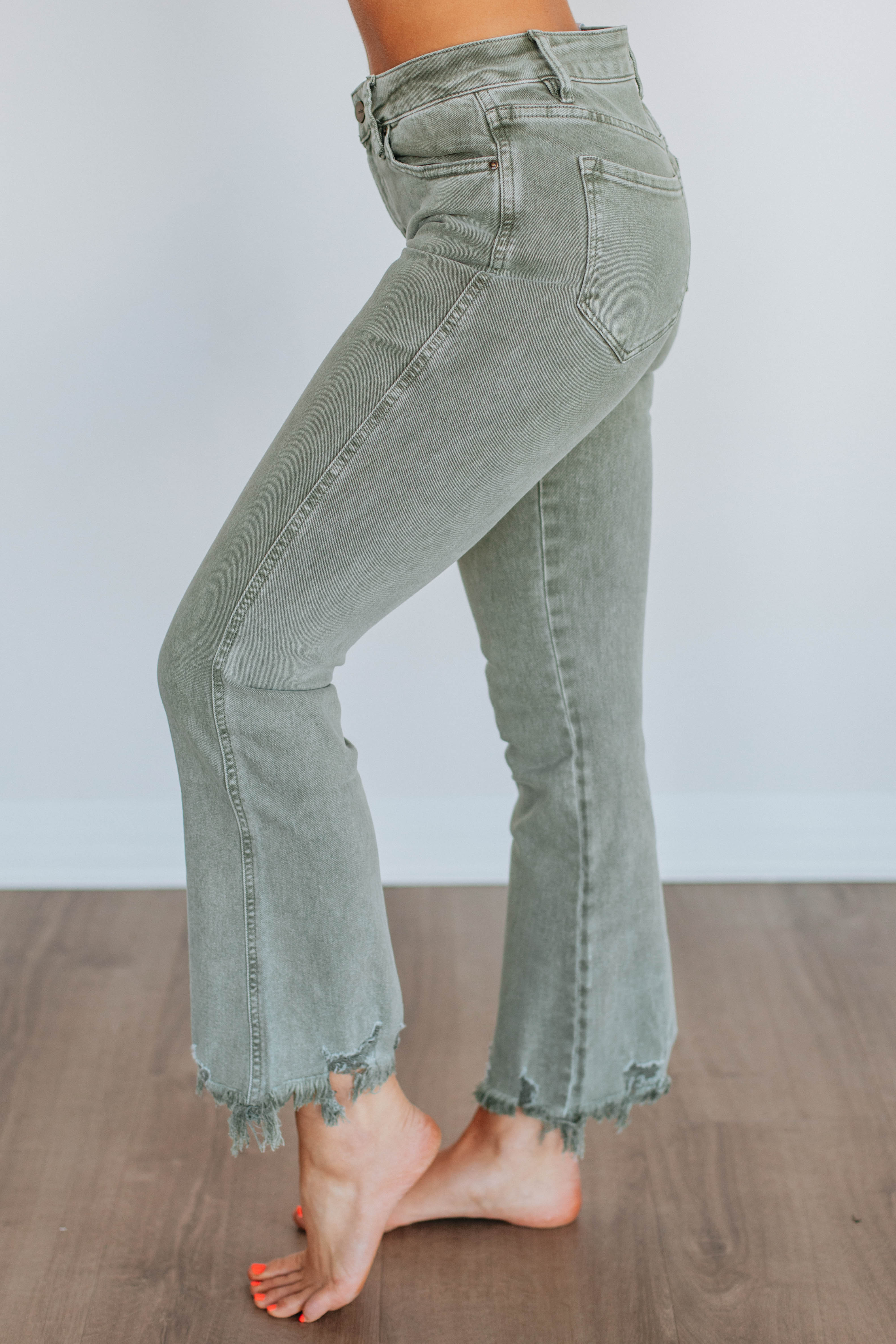 Roxanne Mica Jeans - Chive
