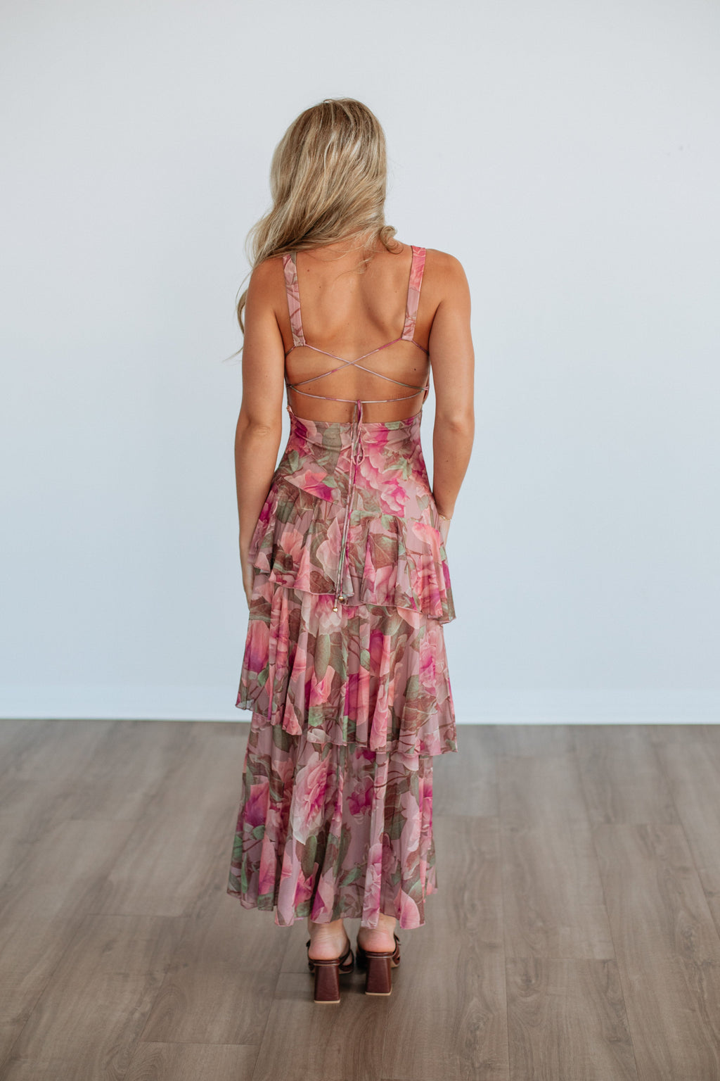 Flirty In Floral Maxi Dress