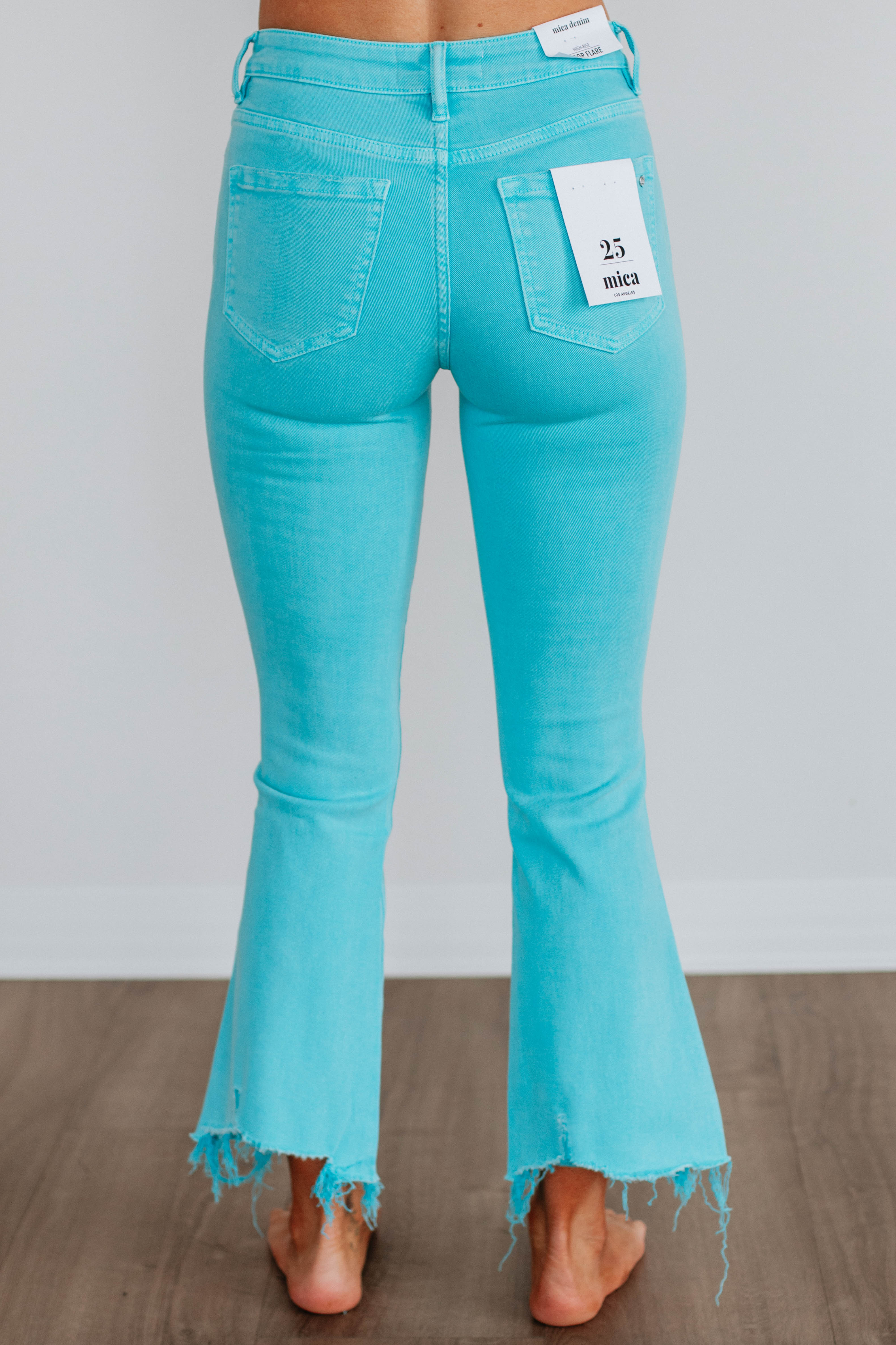 Emberly Mica Jeans - Cyan