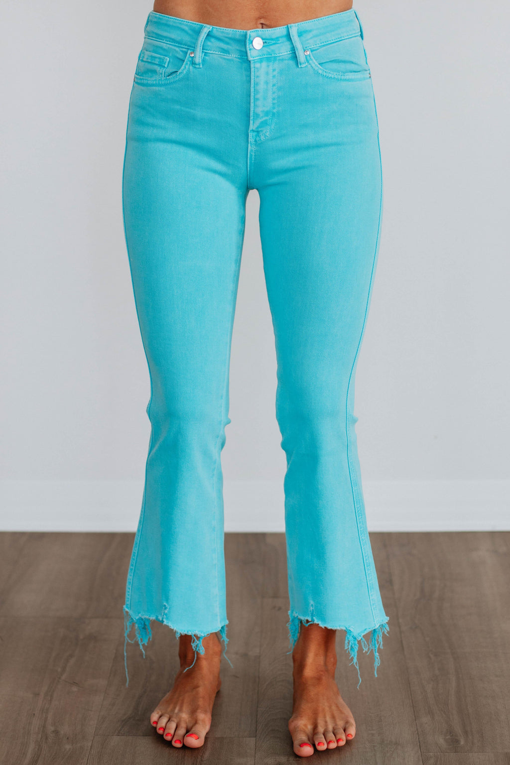 Emberly Mica Jeans - Cyan