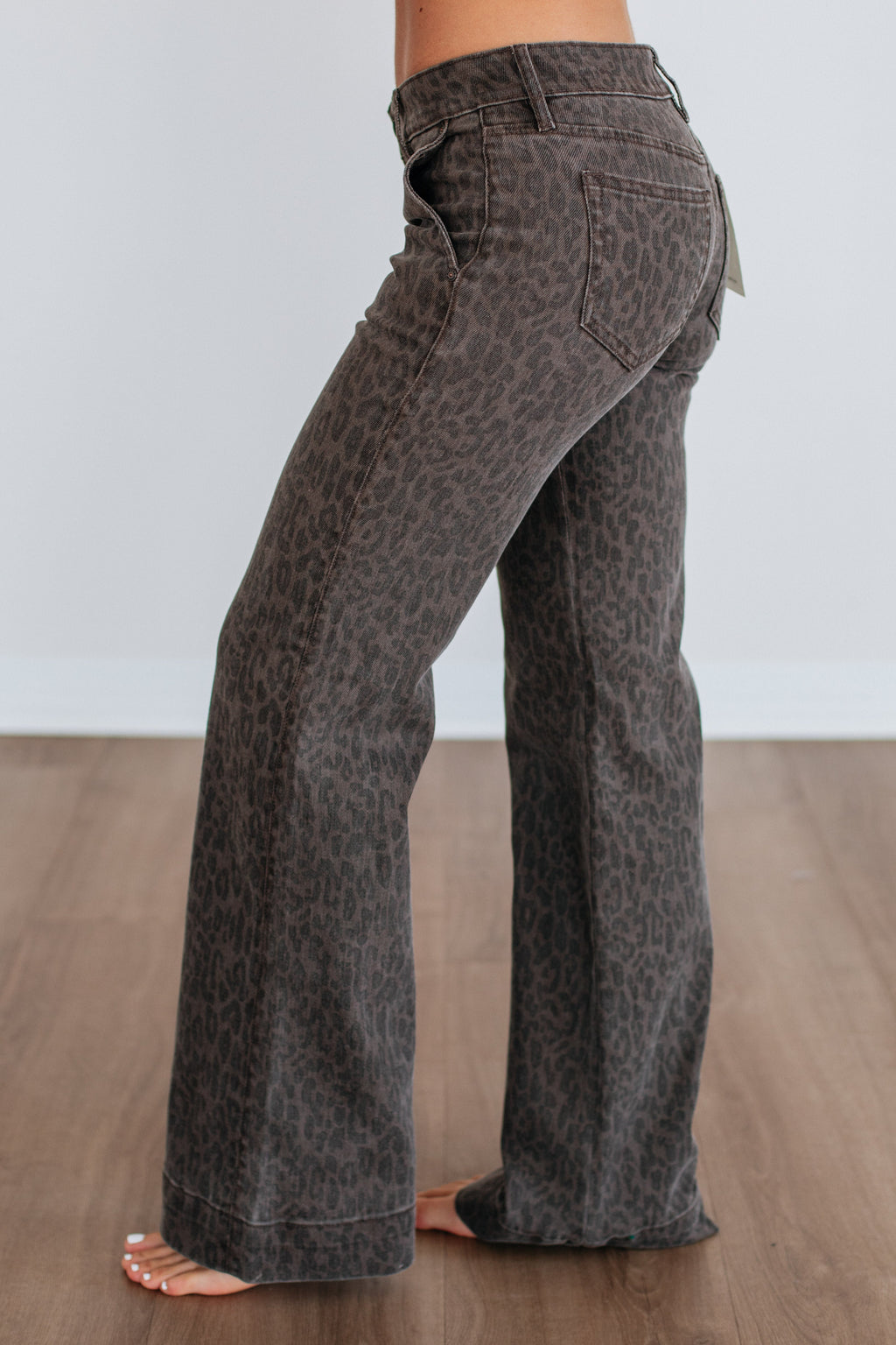 Happi Hidden Jeans - Dark Cheetah