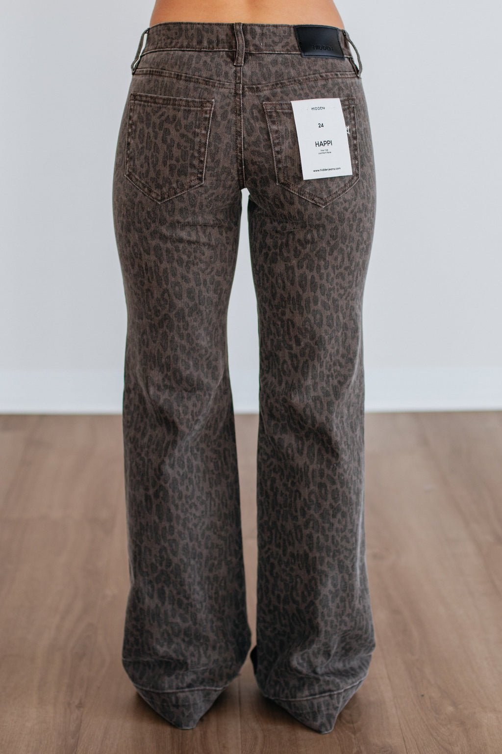 Happi Hidden Jeans - Dark Cheetah