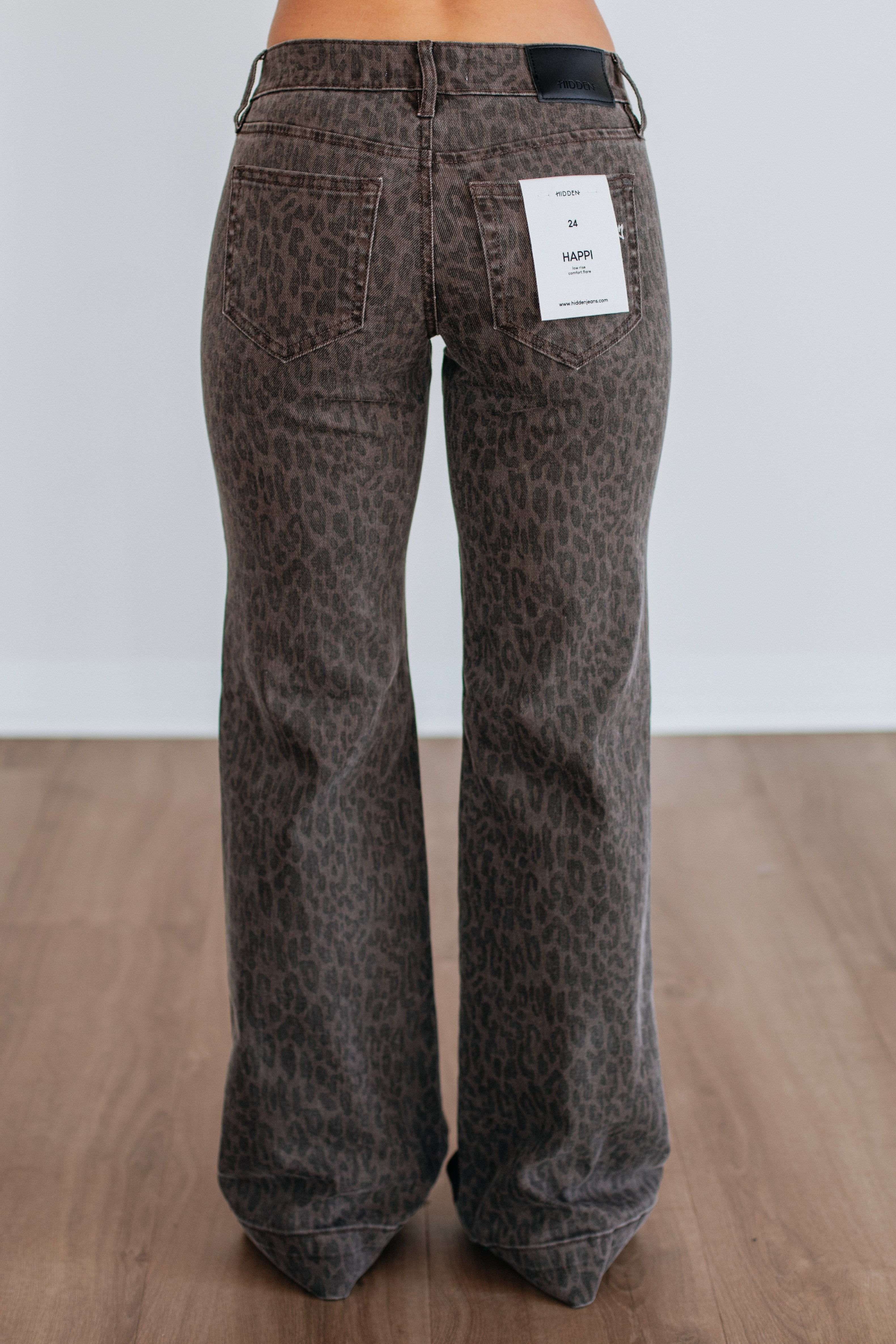 Happi Hidden Jeans - Dark Cheetah