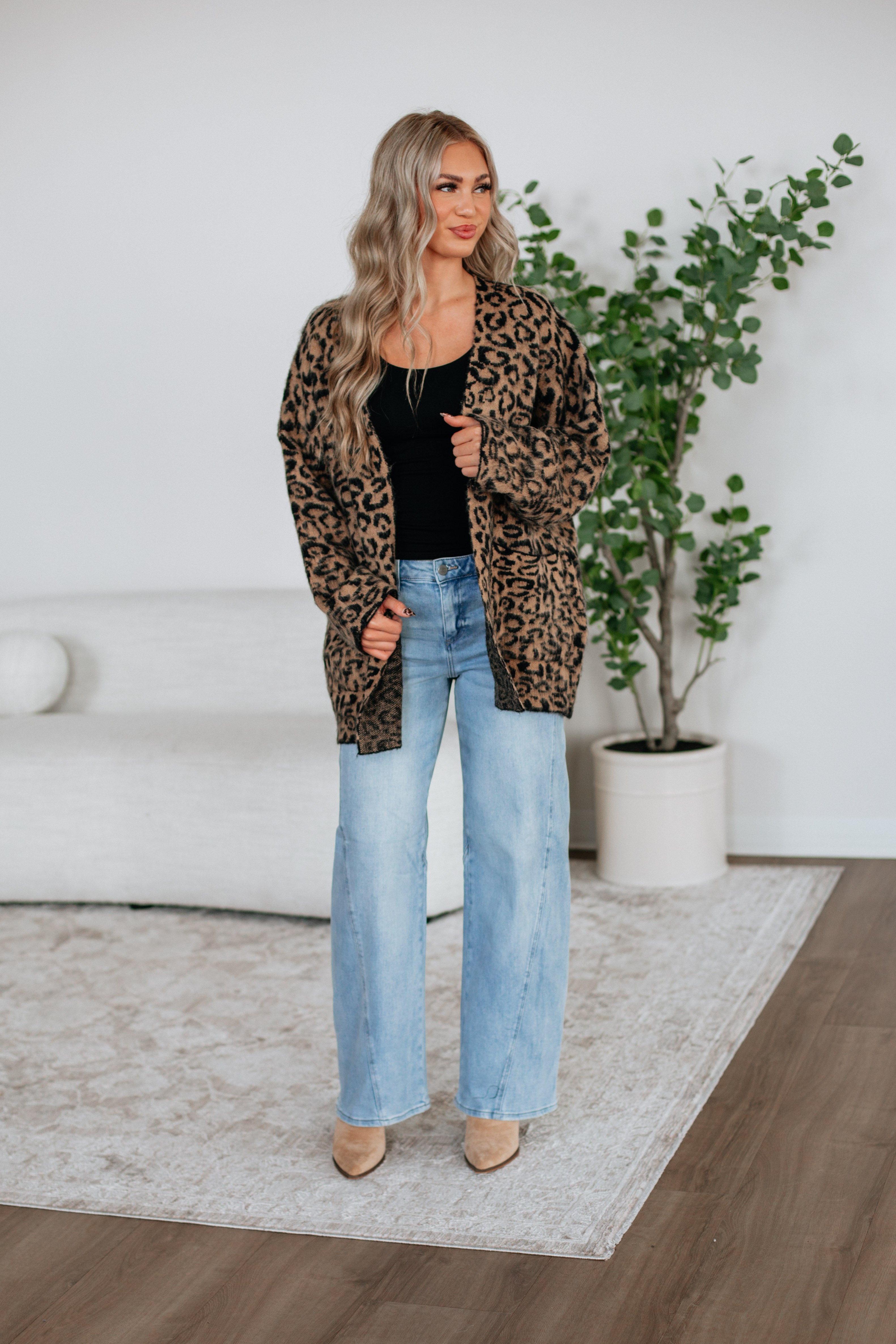Giada Leopard Cardigan