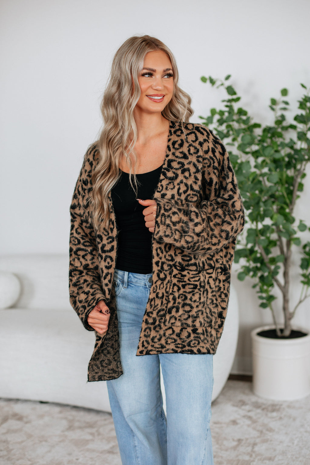 Giada Leopard Cardigan