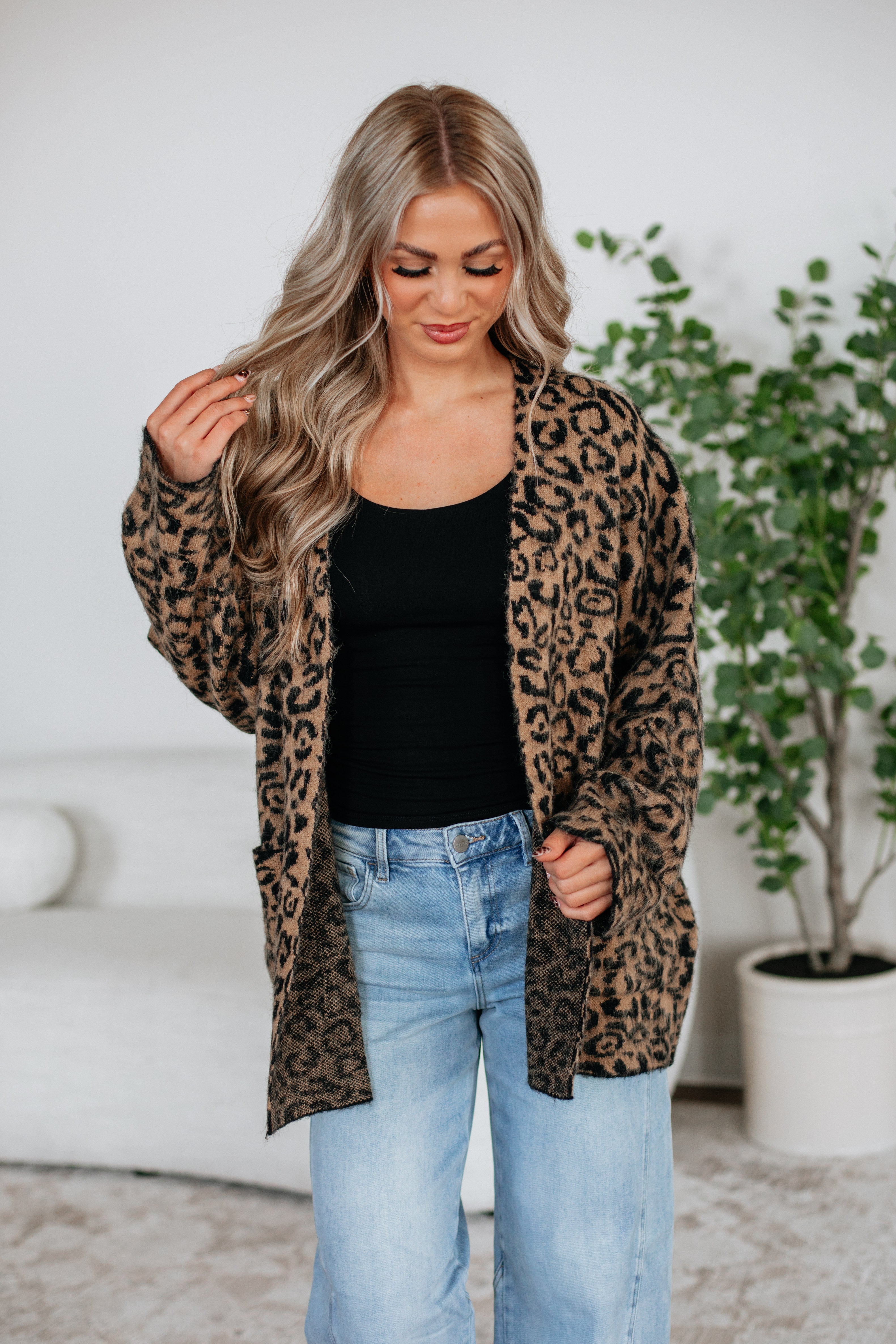 Giada Leopard Cardigan
