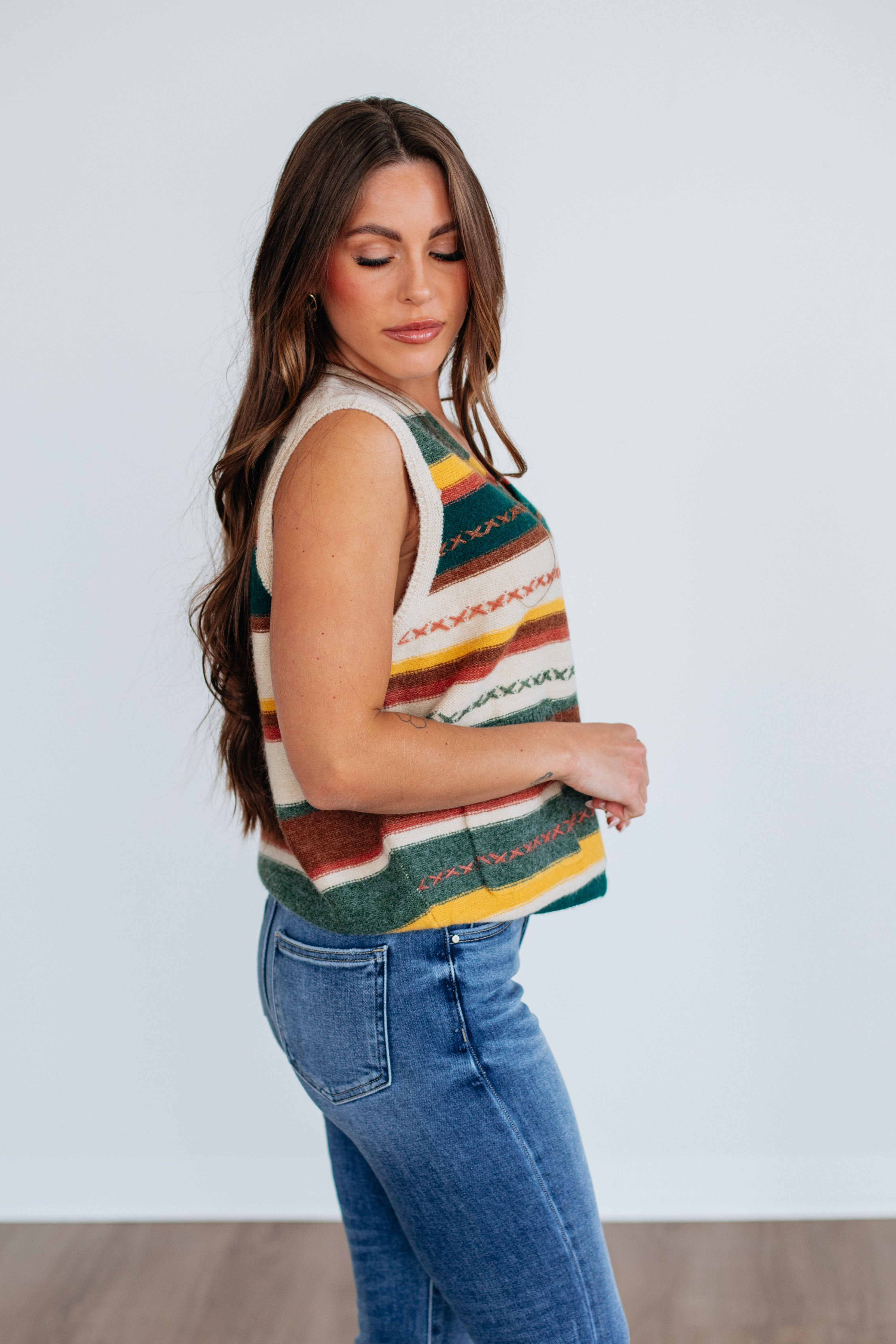 Leni Striped Vest