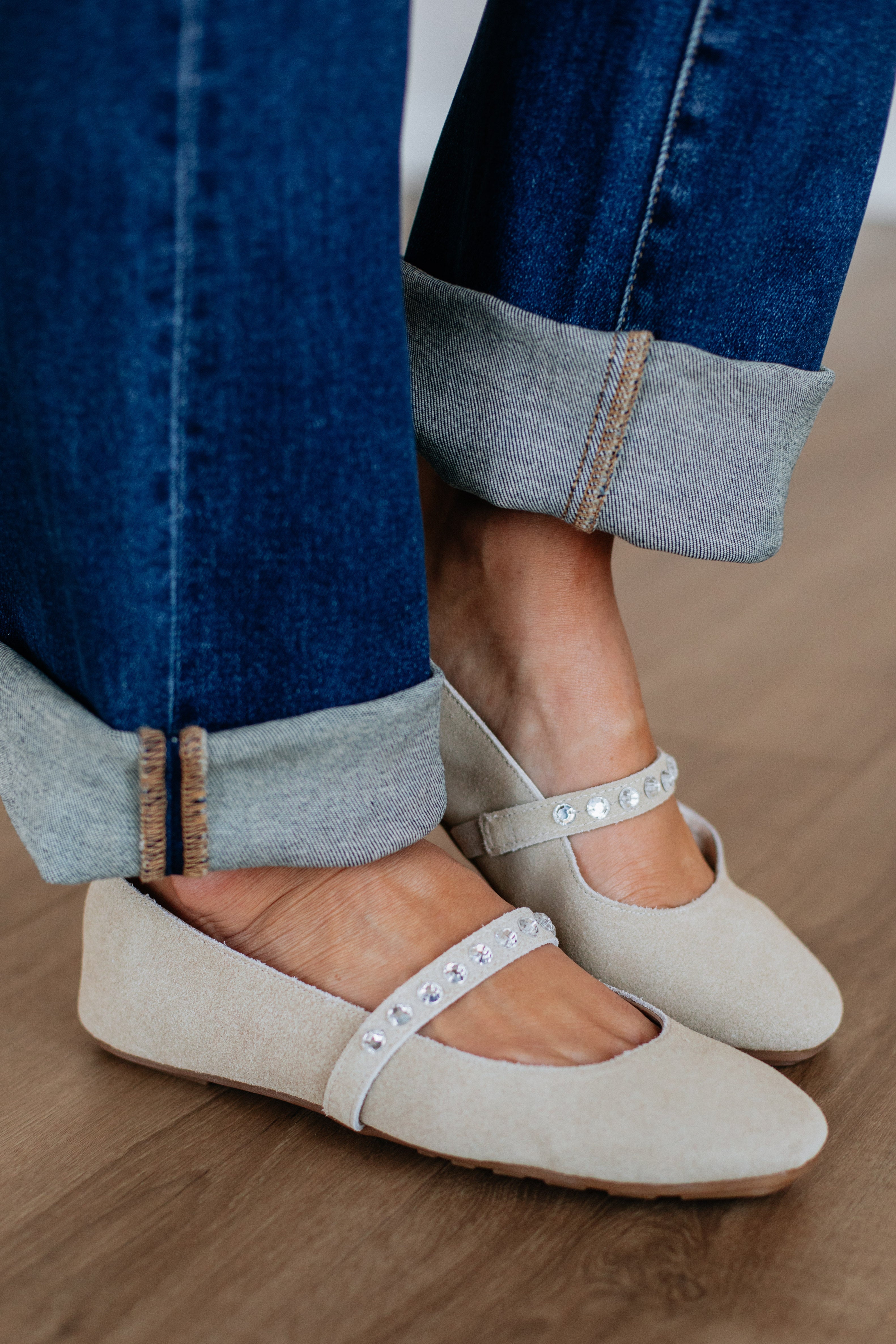 Setting Things Straight Ballet Flats - Sand