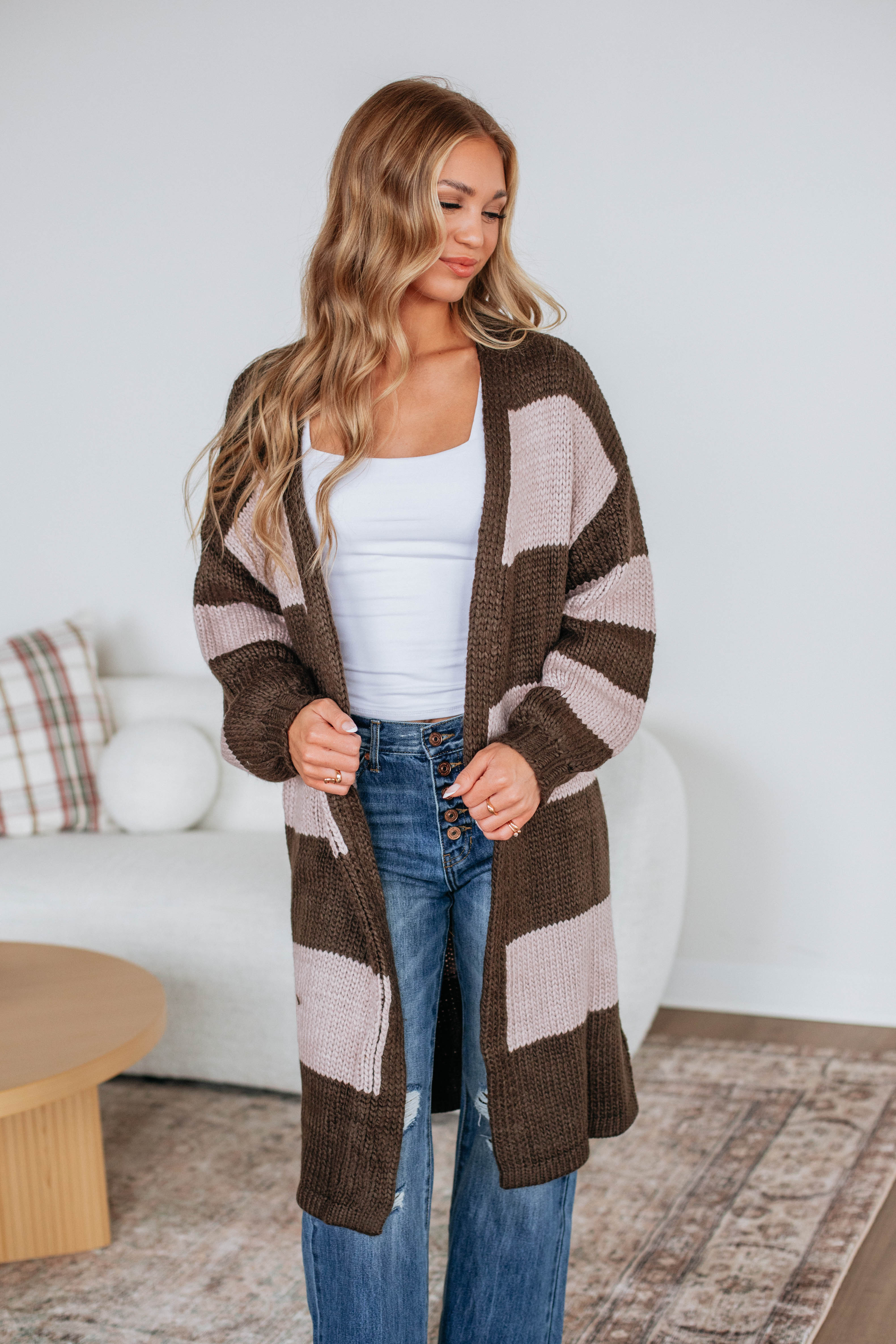 Shada Striped Cardigan