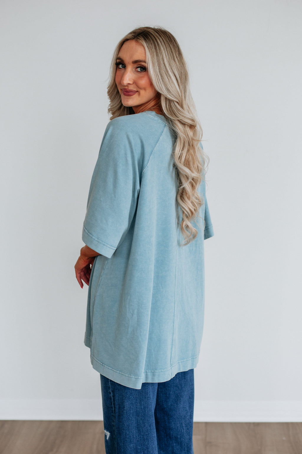 Skylen Oversized Tee - Dusty Coast