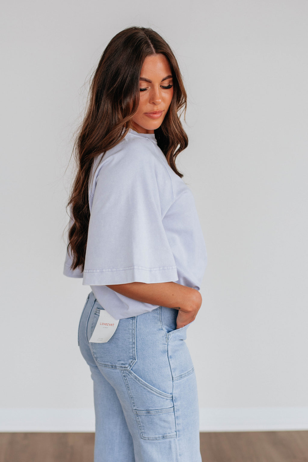 Skylen Oversized Tee - Lavender