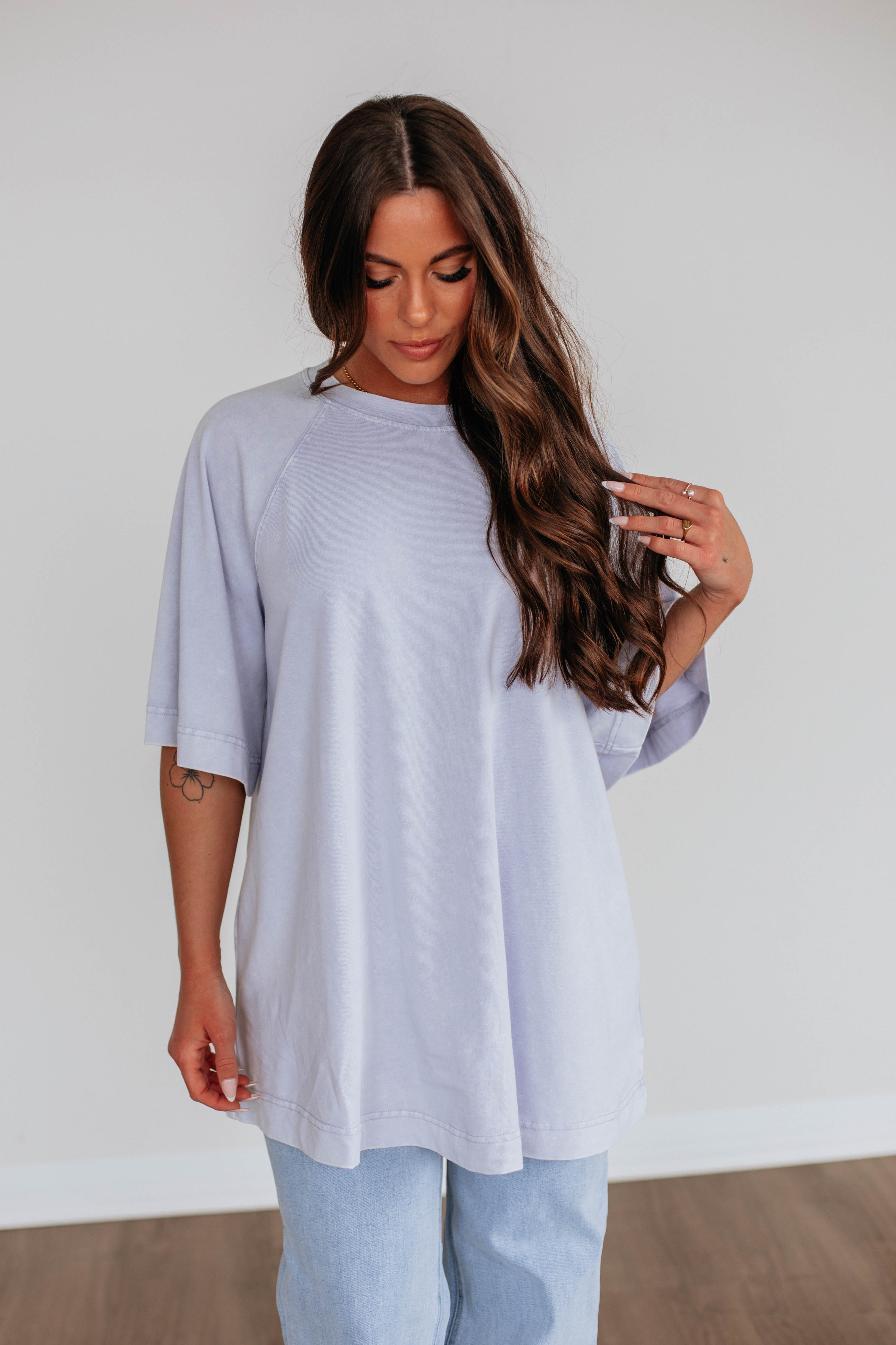 Skylen Oversized Tee - Lavender