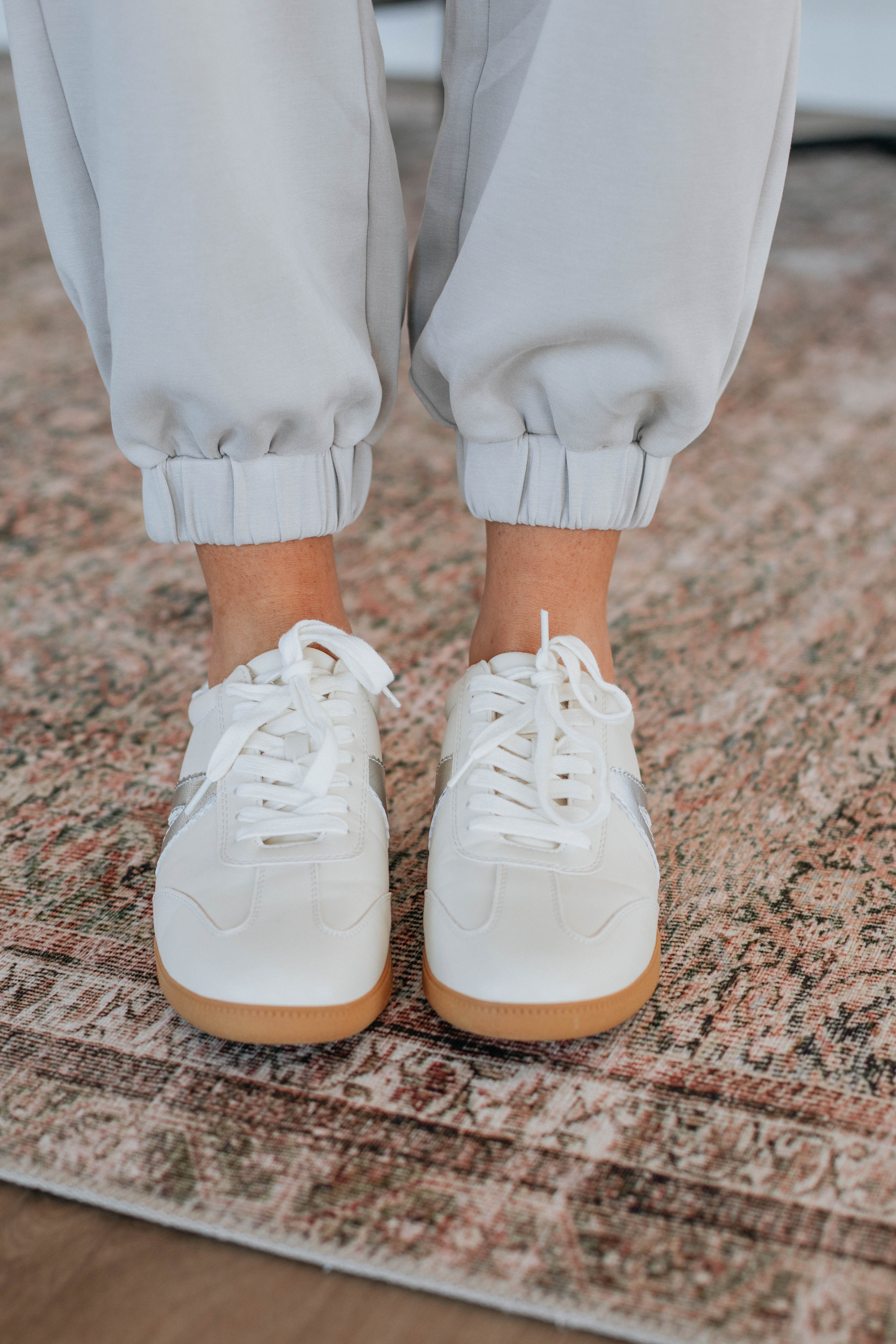 Can't Be Bothered Sneakers - Cream