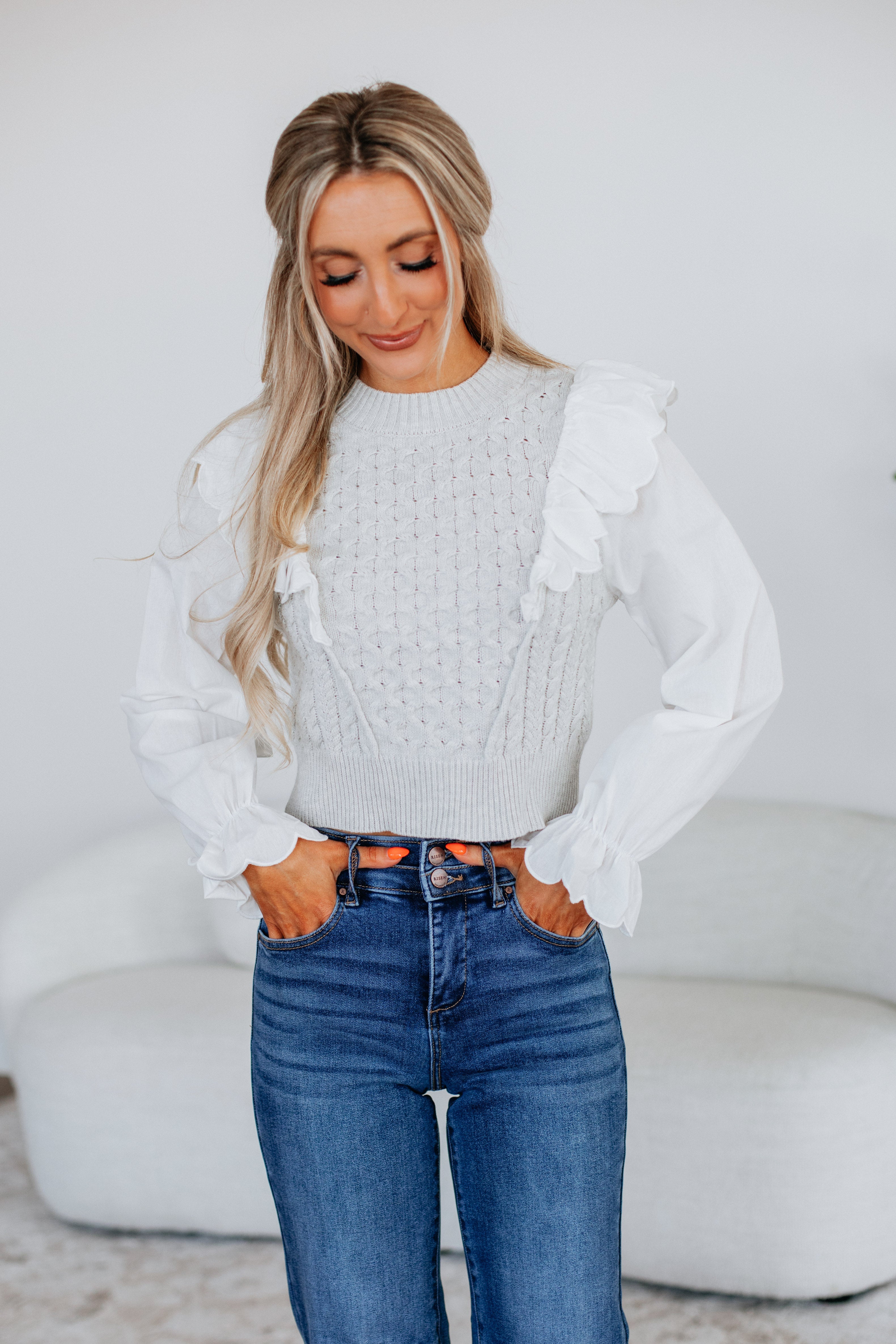 Alissa Contrast Top