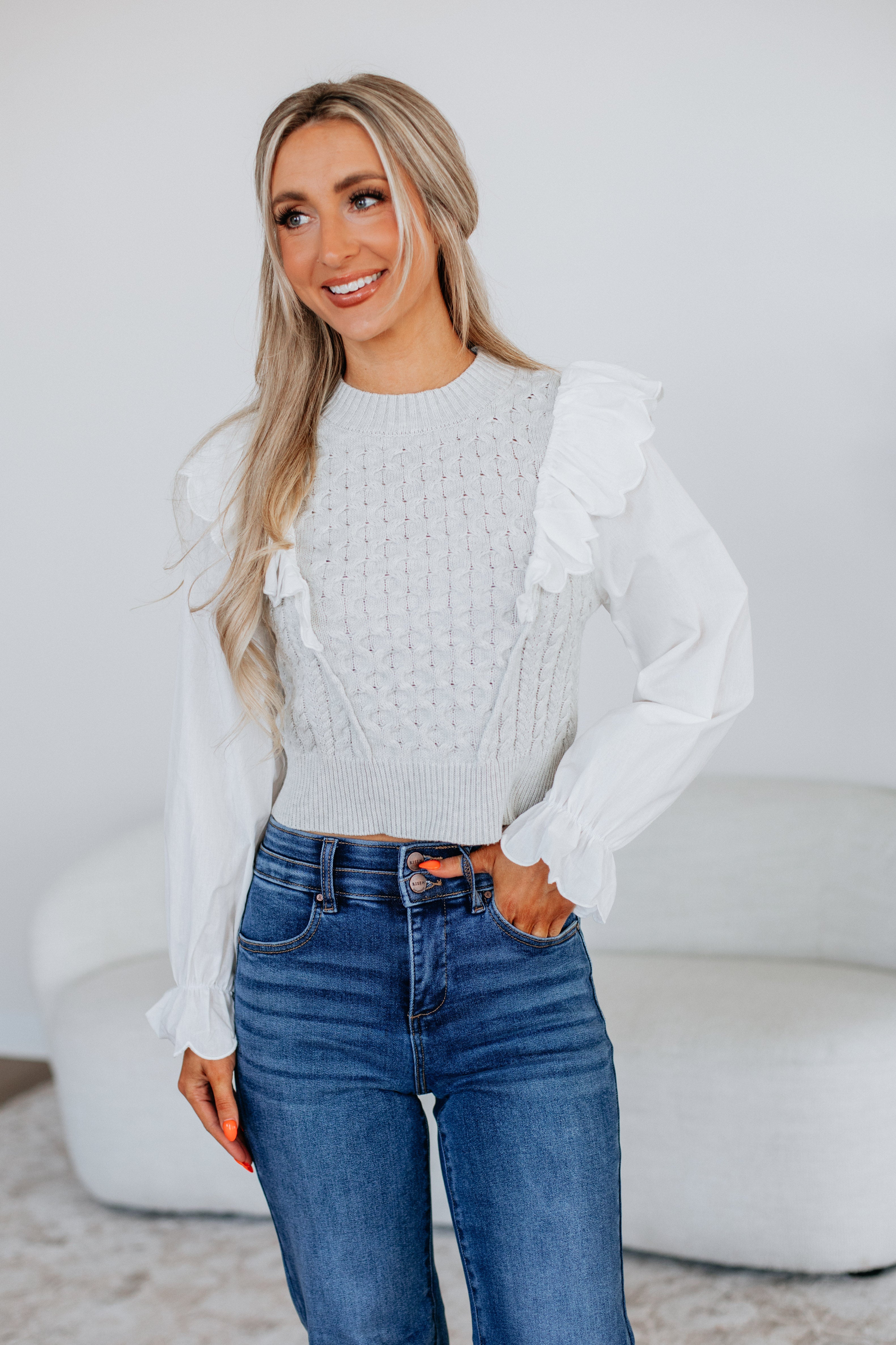 Alissa Contrast Top