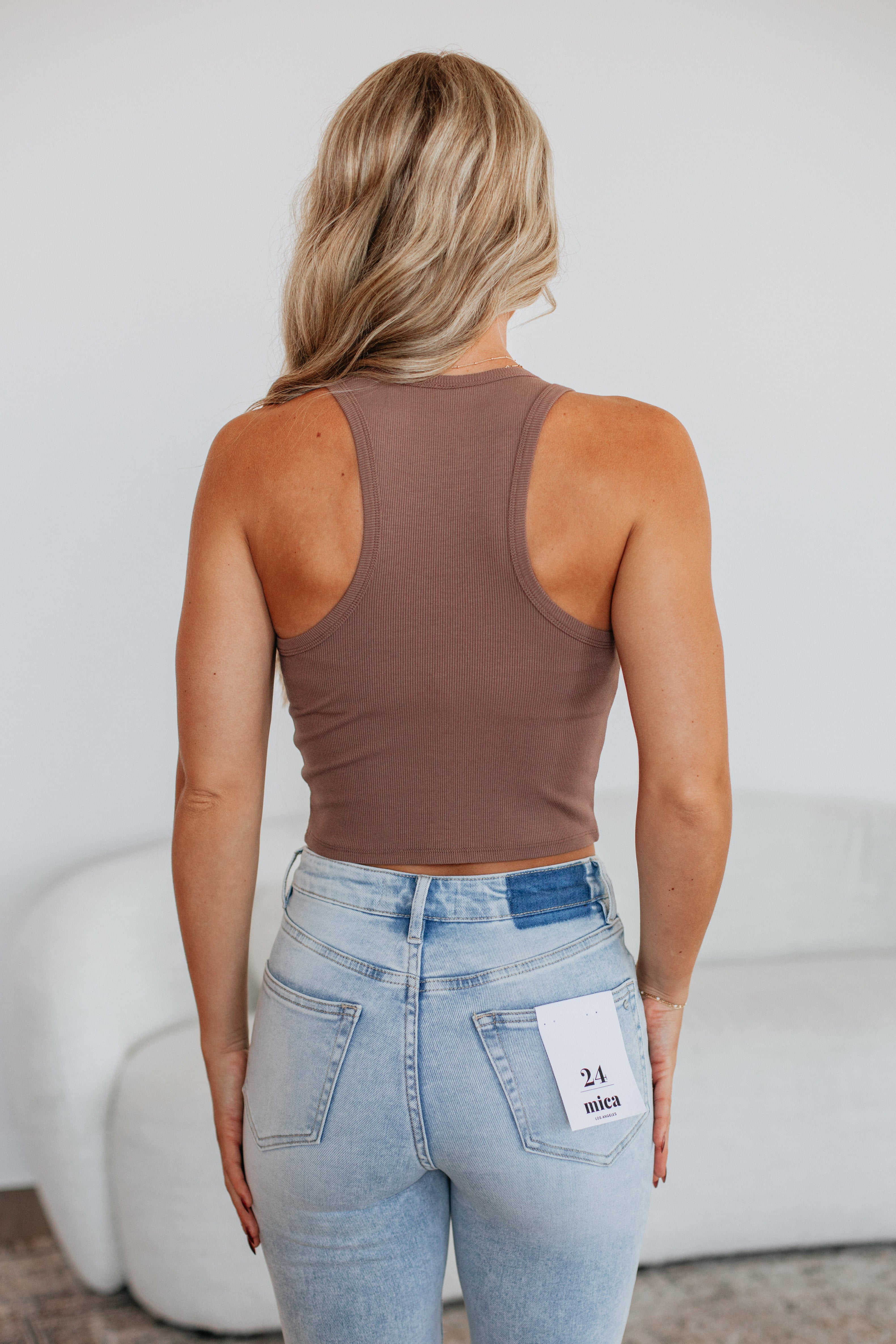 Avrielle Ribbed Tank