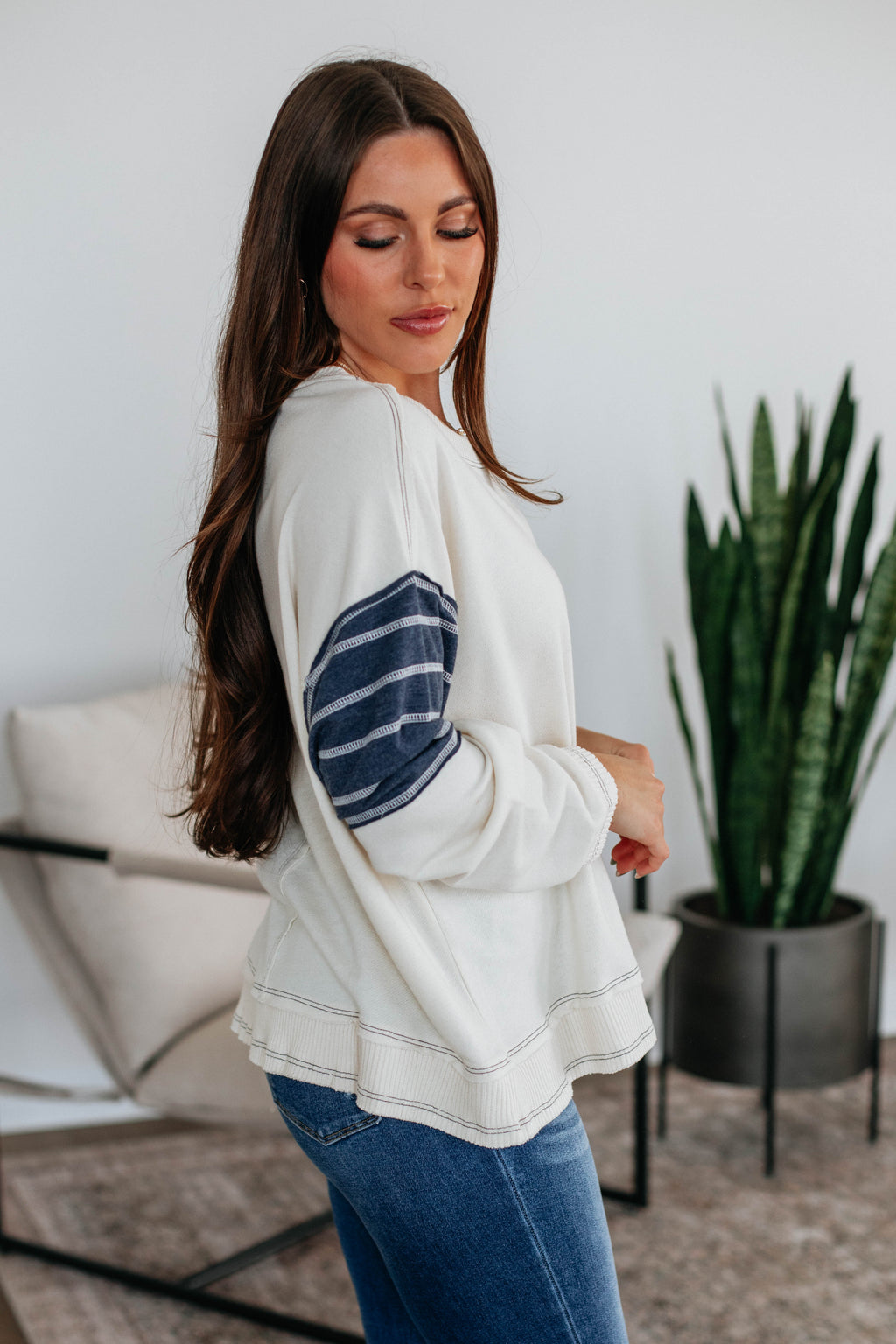 McKinley Striped Crewneck