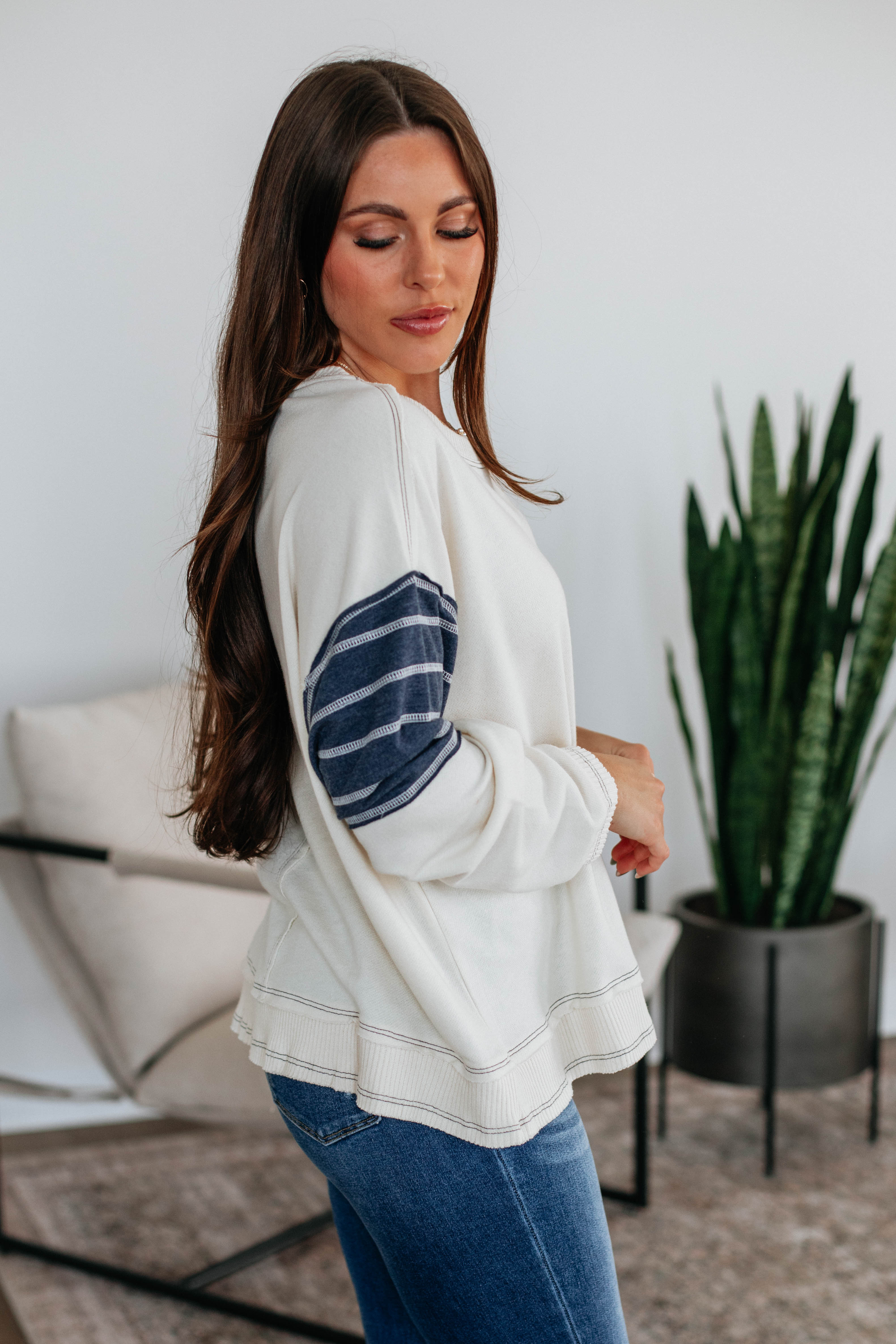 McKinley Striped Crewneck