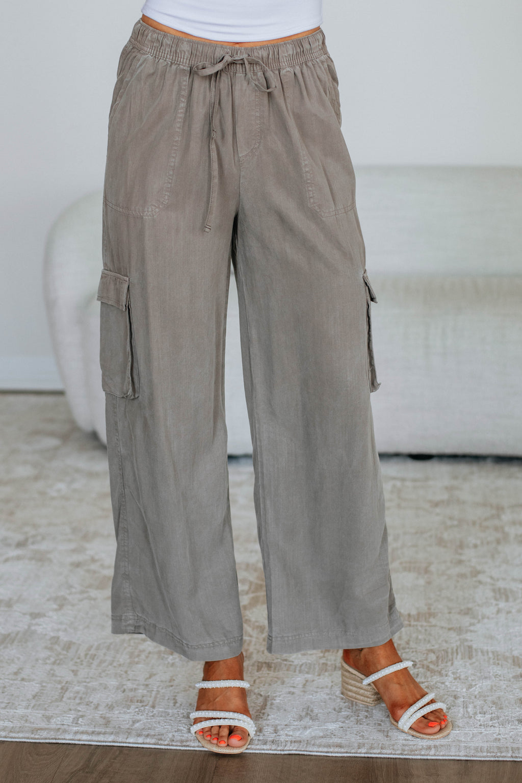 Wylie Cargo Pants - Taupe