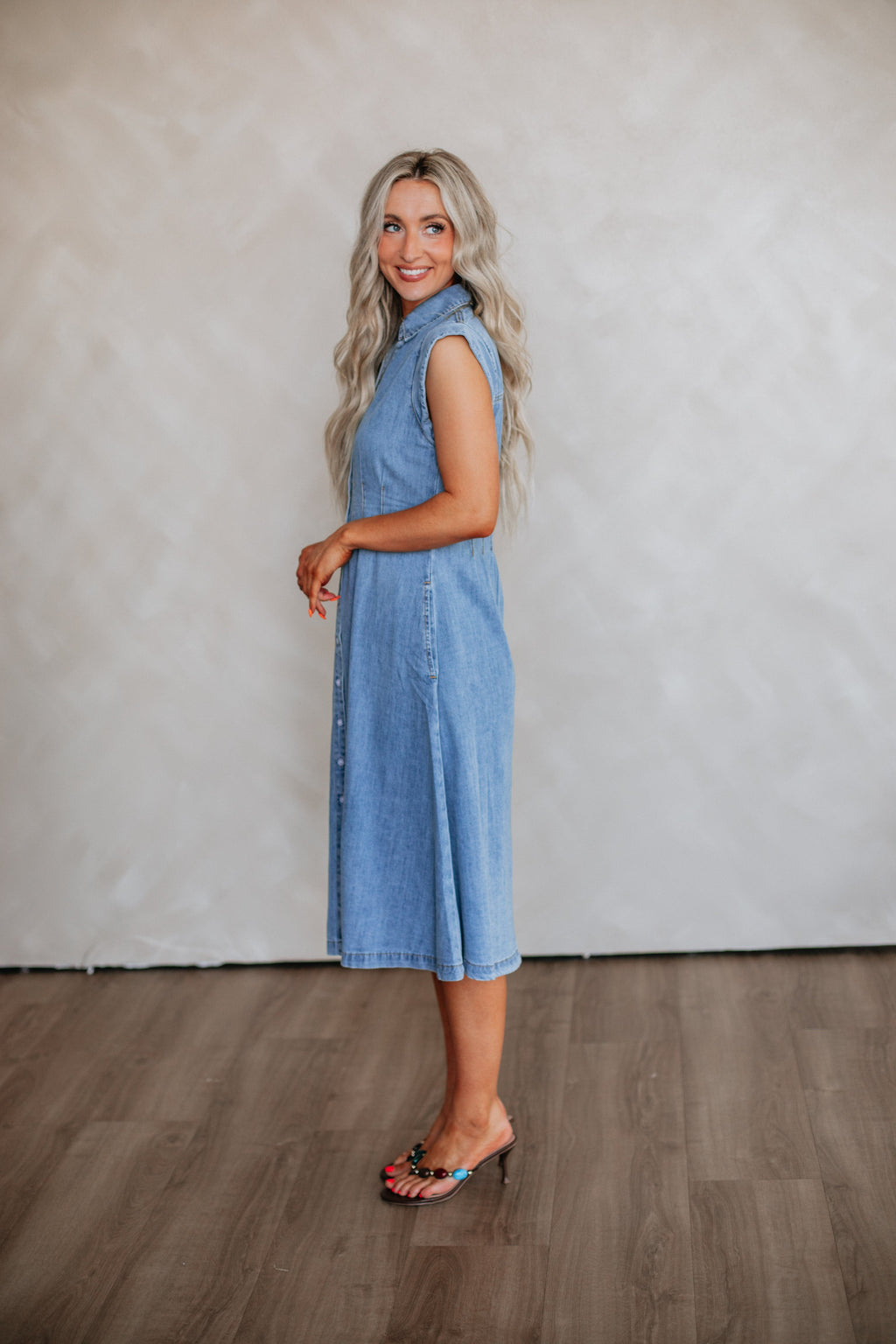 Apryl Denim Dress