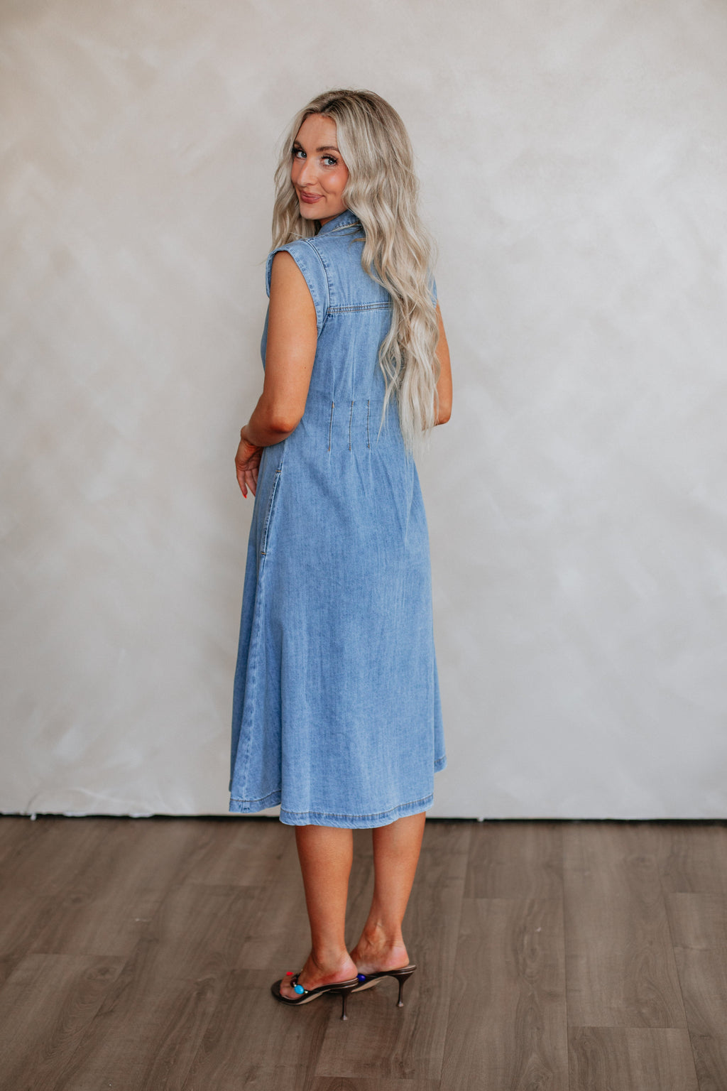 Apryl Denim Dress