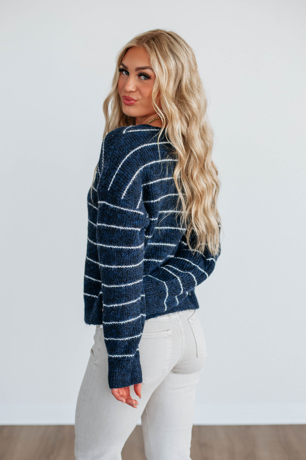 Taysha Striped Cardigan