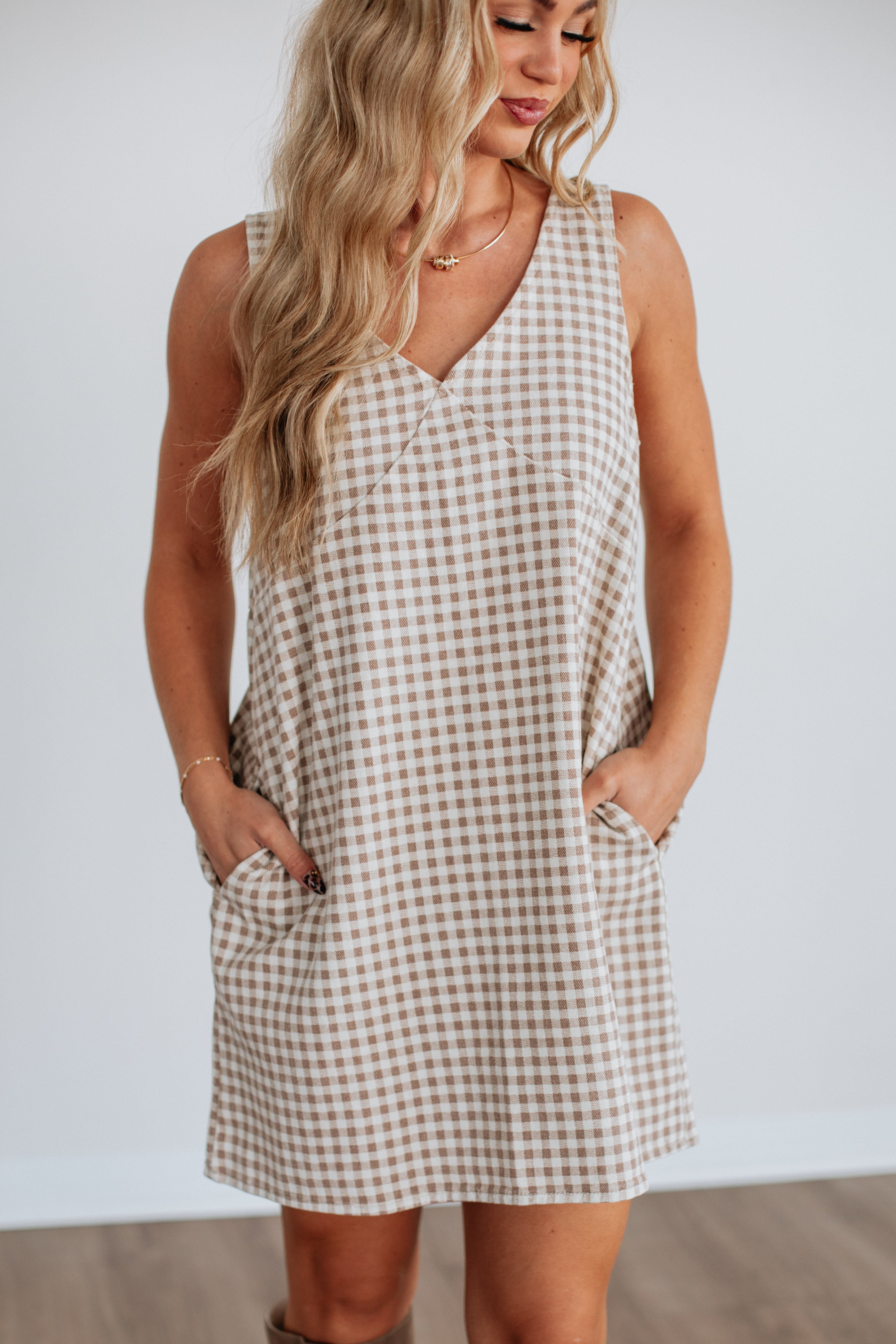 Lydie Gingham Dress
